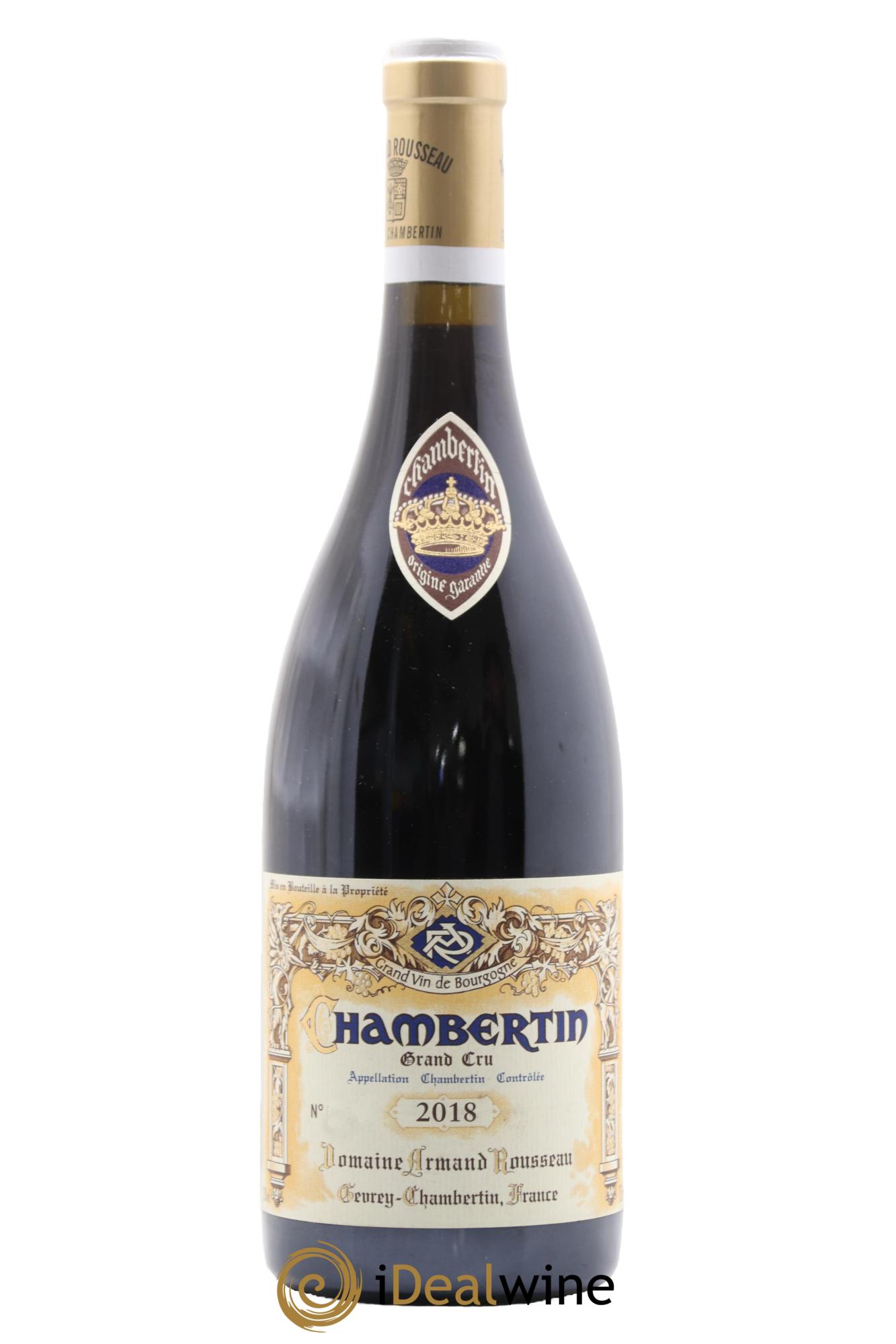 Chambertin Grand Cru Armand Rousseau (Domaine) 2018 - Lot de 1 bouteille - 0