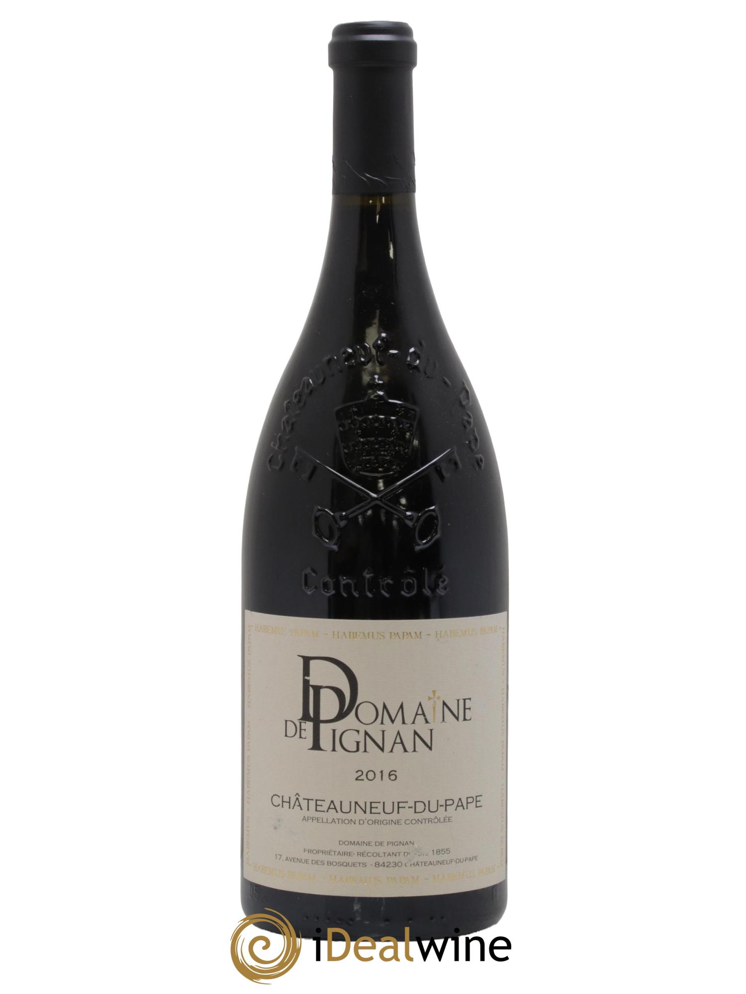 Châteauneuf-du-Pape Pignan 2016 - Lot of 1 magnum - 0