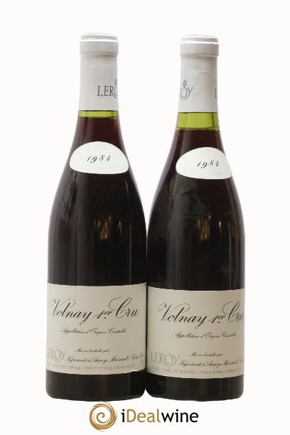 Volnay 1er Cru Leroy SA 1984 - Lot de 2 bouteilles - 0