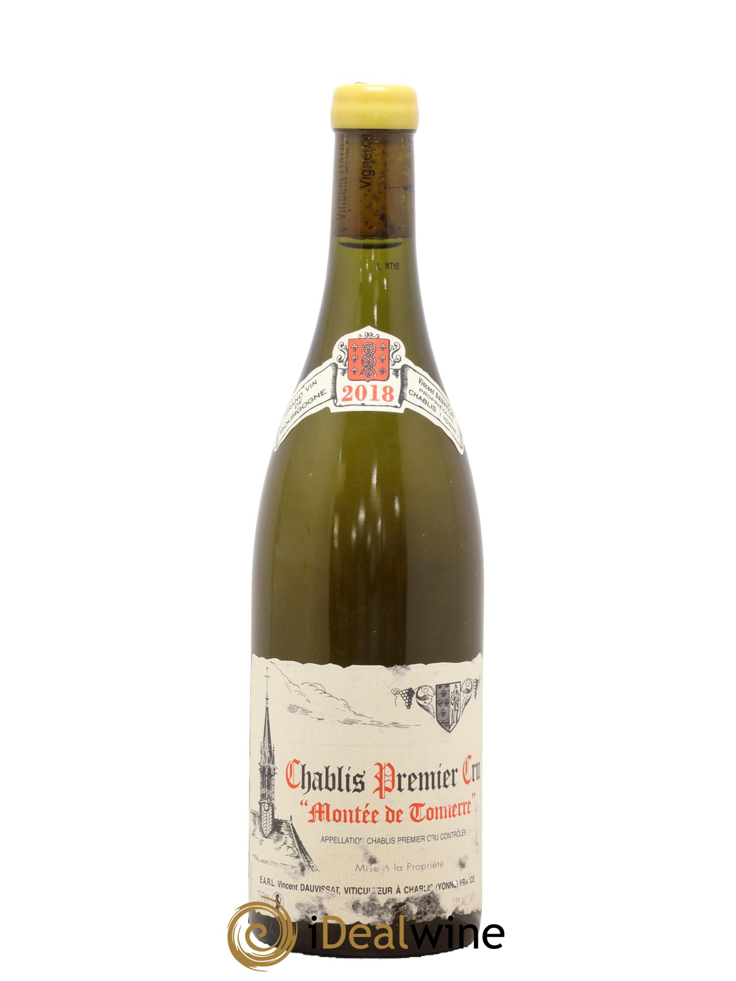 Chablis 1er Cru Montée de Tonnerre Vincent Dauvissat (Domaine) 2018 - Lot de 1 bouteille - 0