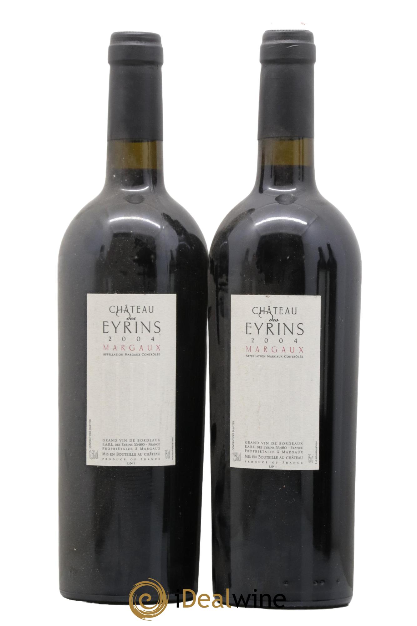 Château des Eyrins 2004 - Lot de 2 bouteilles - 0