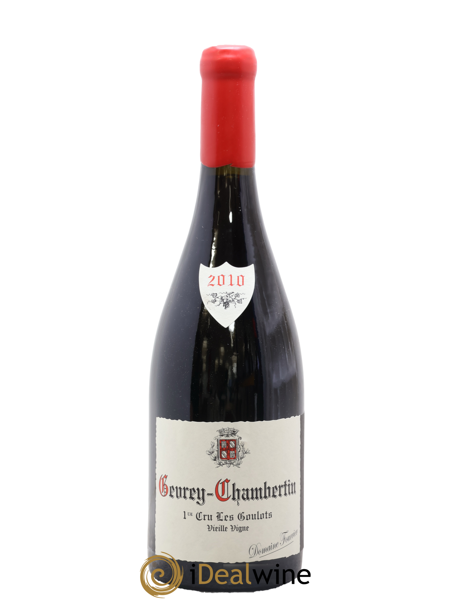 Gevrey-Chambertin 1er Cru Les Goulots Vieilles Vignes Fourrier (Domaine) 2010 - Lot of 1 bottle - 0