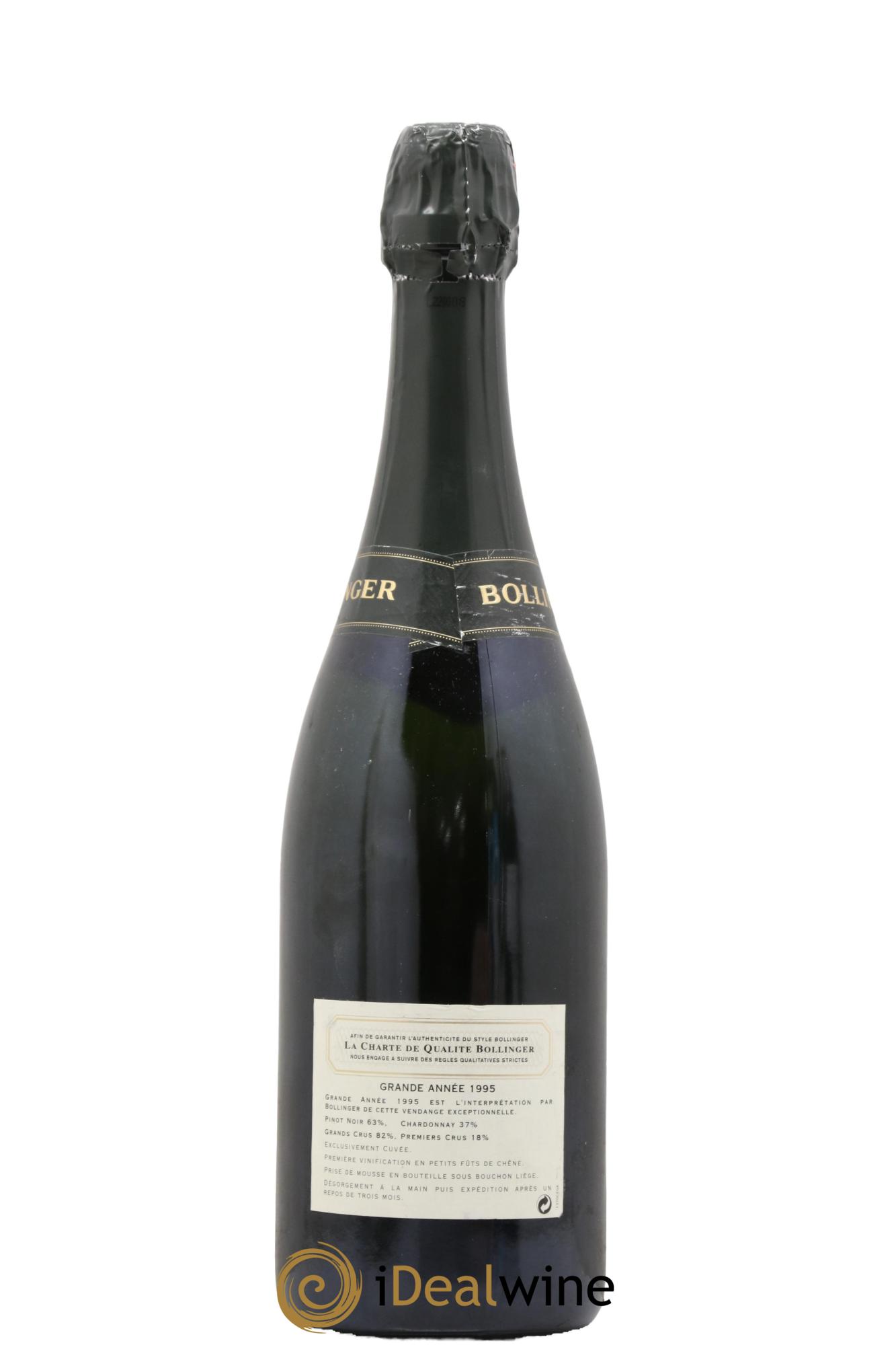 Grande Année Brut Bollinger 1995 - Lot of 1 bottle - 1