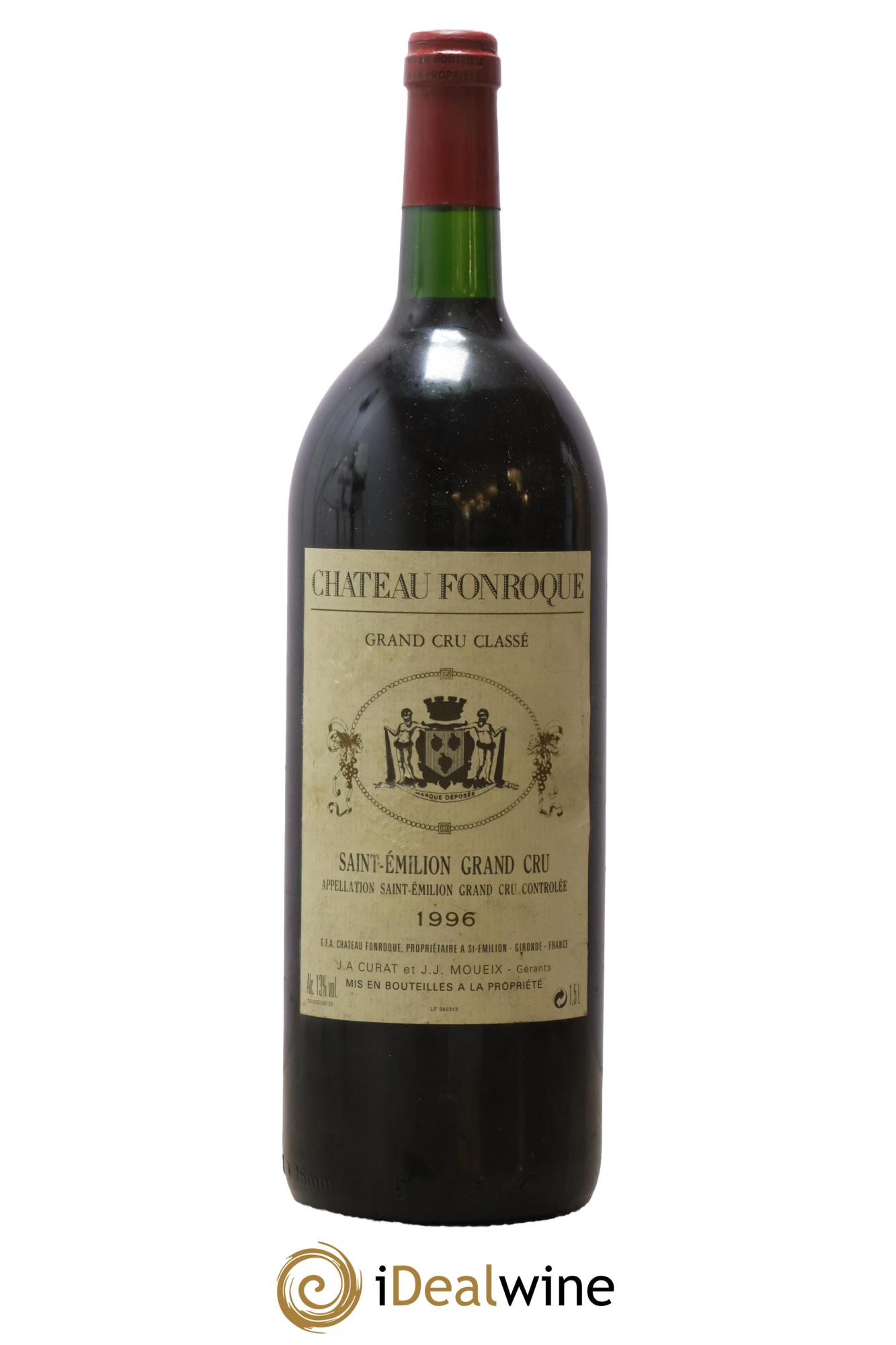Château Fonroque Grand Cru Classé 1996 - Lotto di 1 magnum - 0
