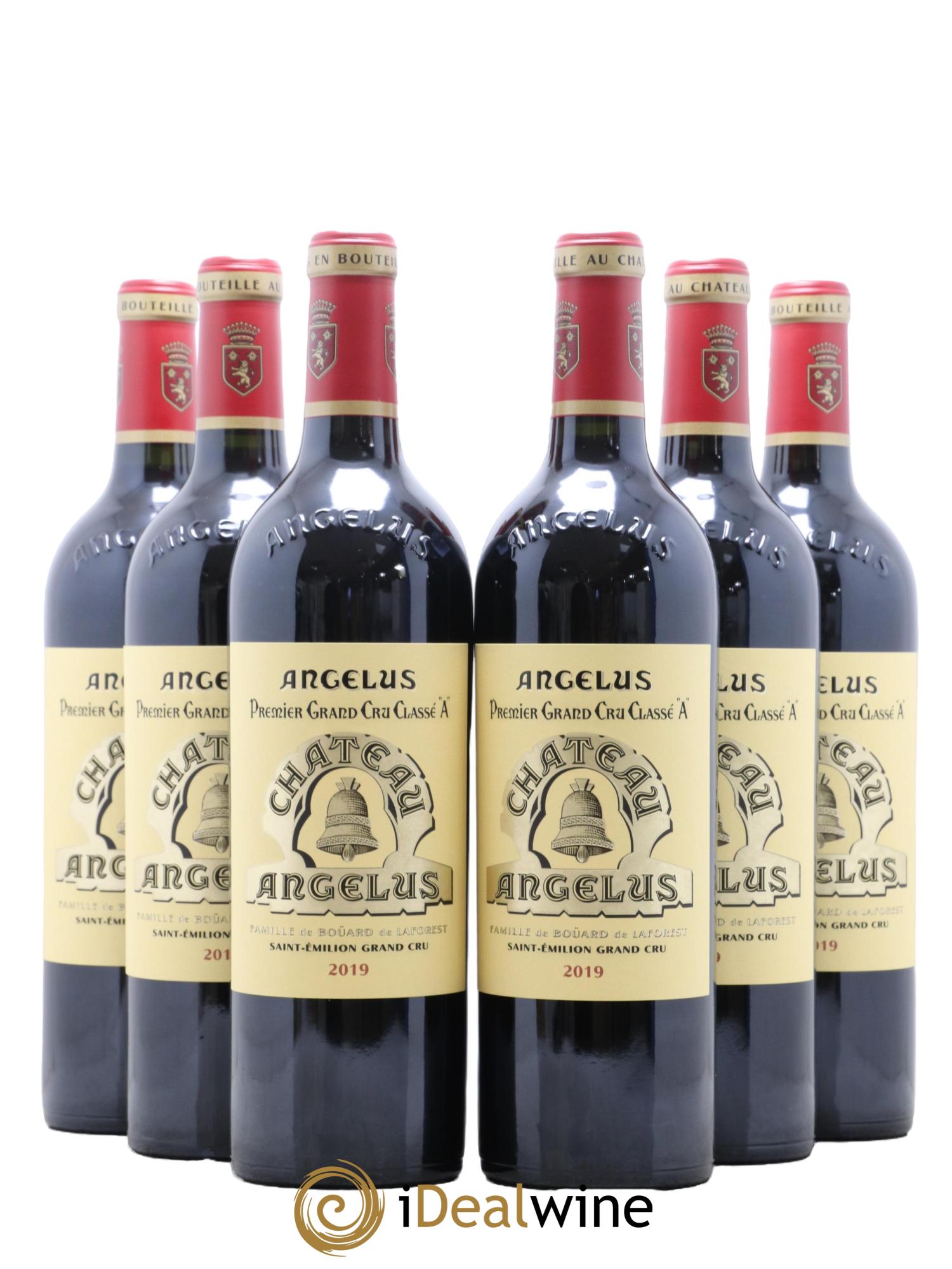 Château Angélus 1er Grand Cru Classé A 2019 - Lot of 6 bottles - 0