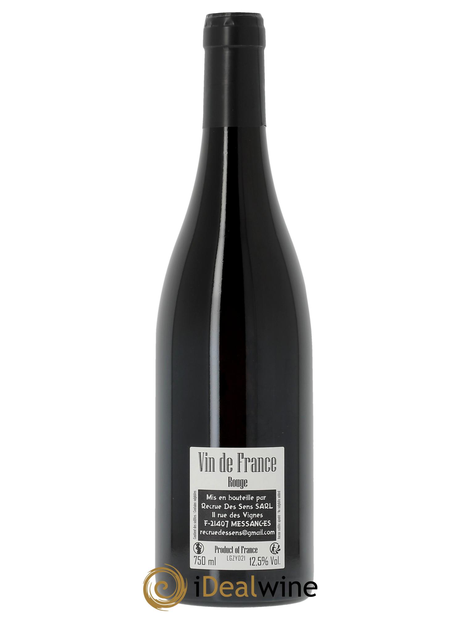 Vin de France La Gouzotte Yann Durieux - Recrue des Sens  2021 - Lot de 1 bouteille - 1