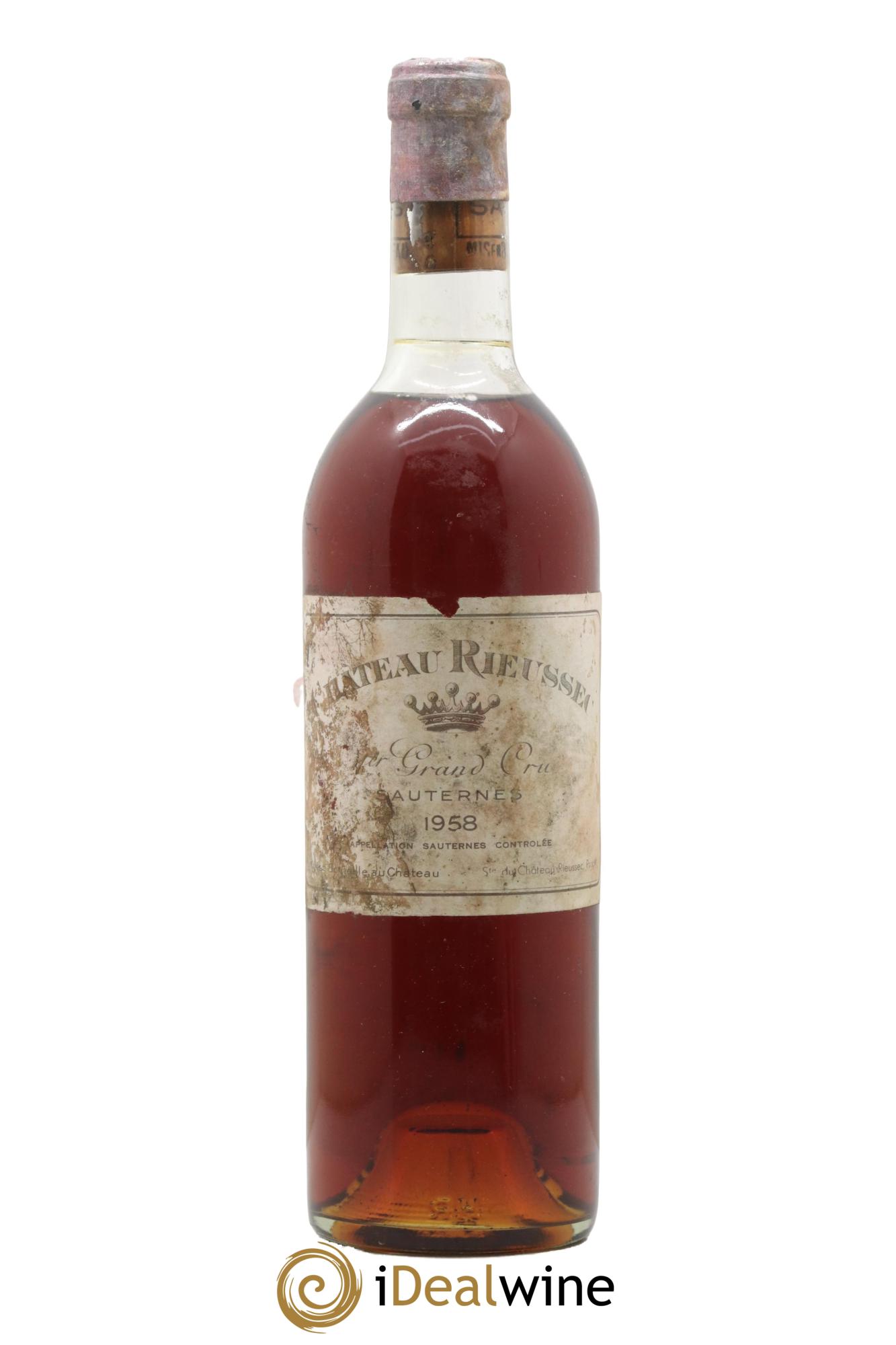 Château Rieussec 1er Grand Cru Classé 1958 - Lot of 1 bottle - 0