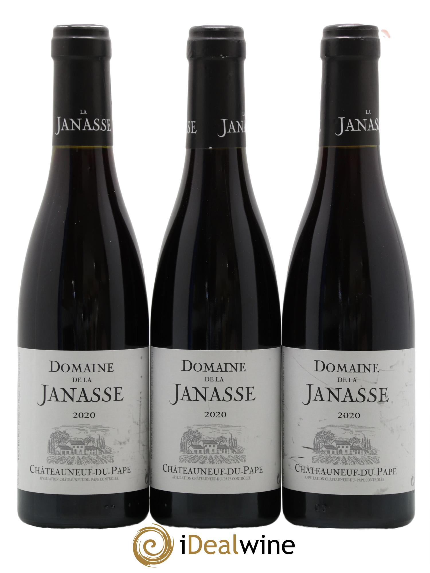 Châteauneuf-du-Pape La Janasse (Domaine de) 2020 - Lot de 3 demi bouteilles - 0