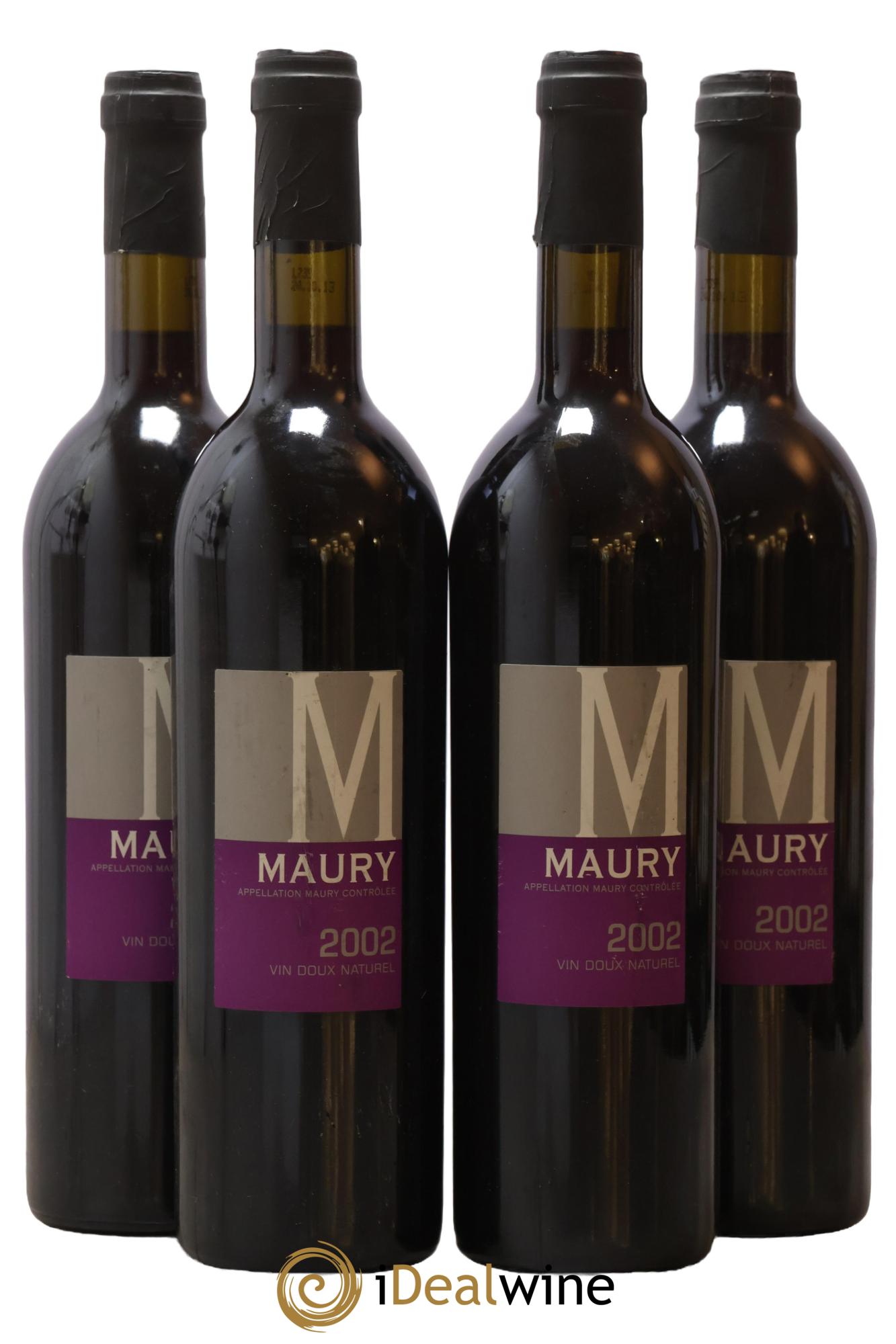 Maury Vin Doux Naturel Les Vignes Olivier Decelle 2002 - Lot de 4 bouteilles - 0
