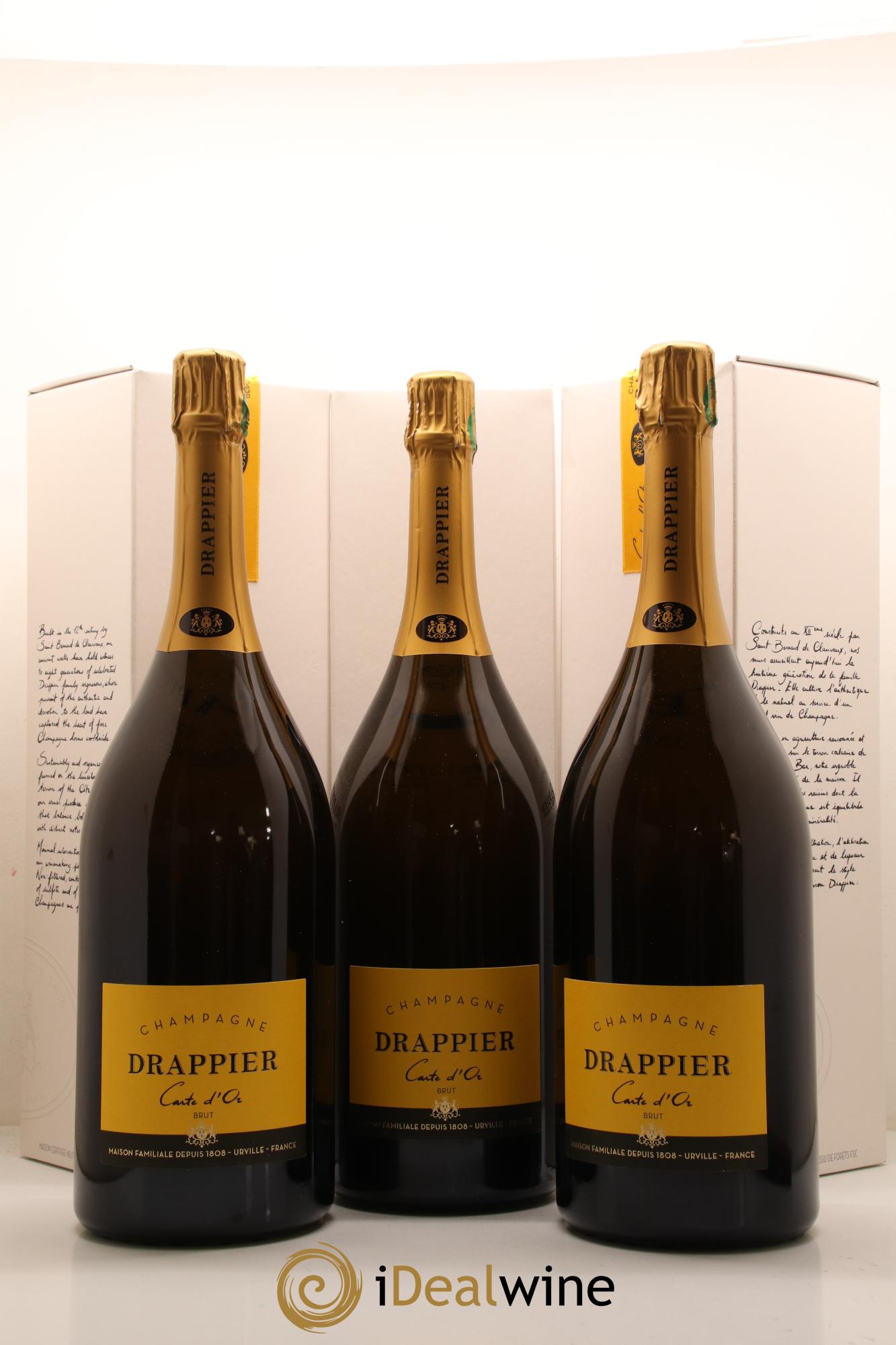 Carte d'Or Brut Drappier - Lot de 3 magnums - 0