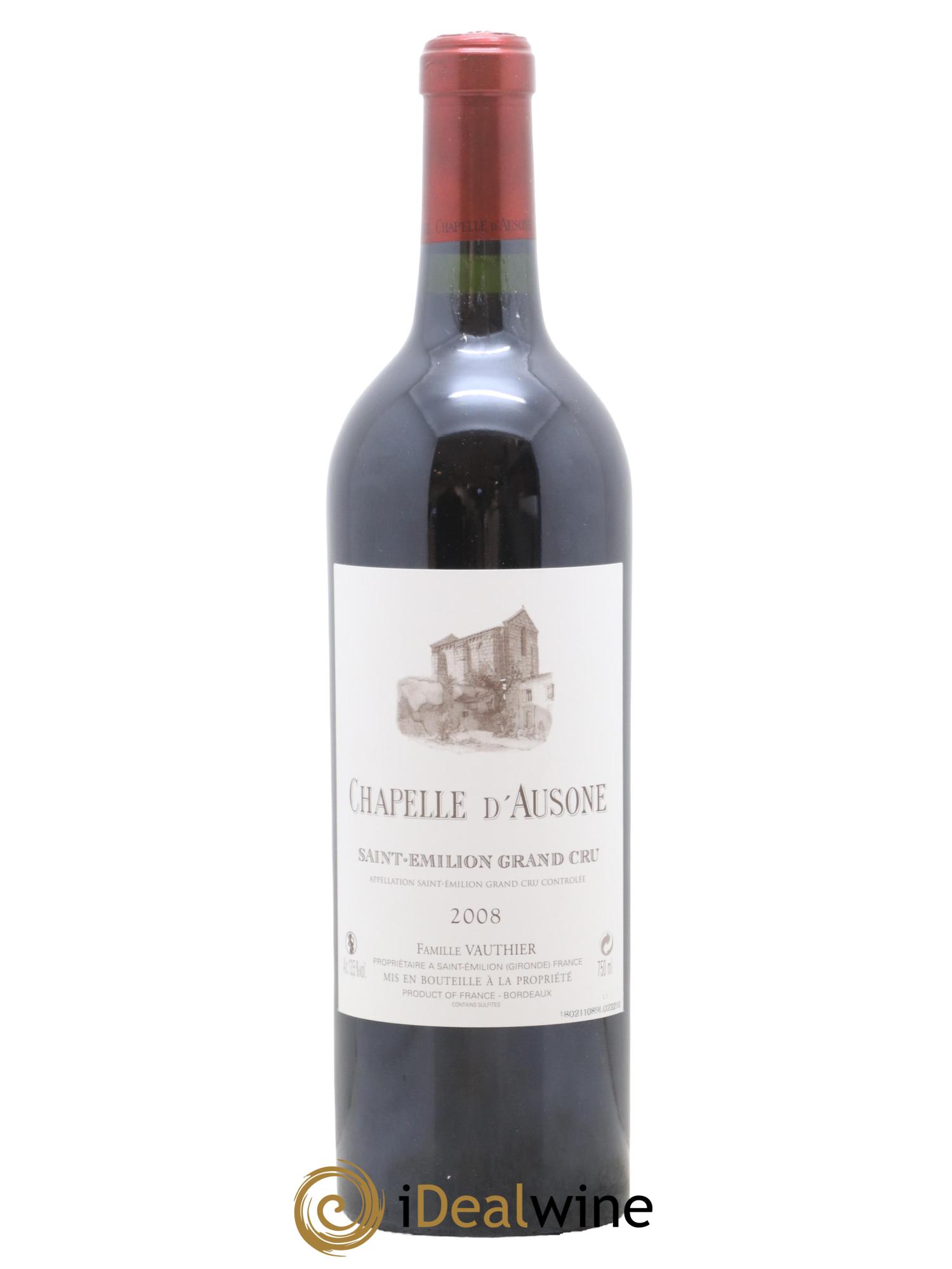 Chapelle d'Ausone Second Vin 2008 - Lot de 1 bouteille - 0