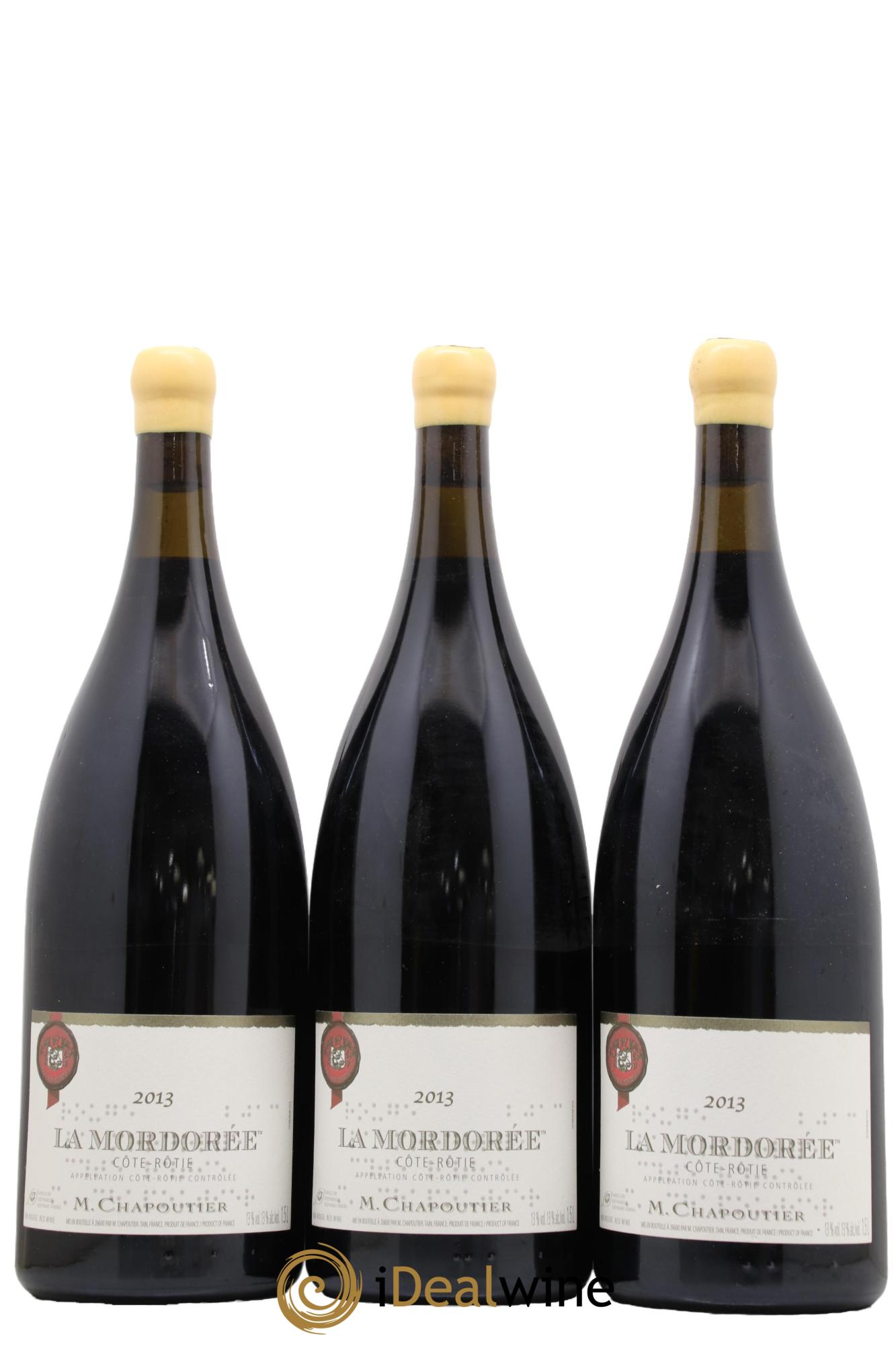 Côte-Rôtie La Mordorée Chapoutier 2013 - Lot de 3 magnums - 0