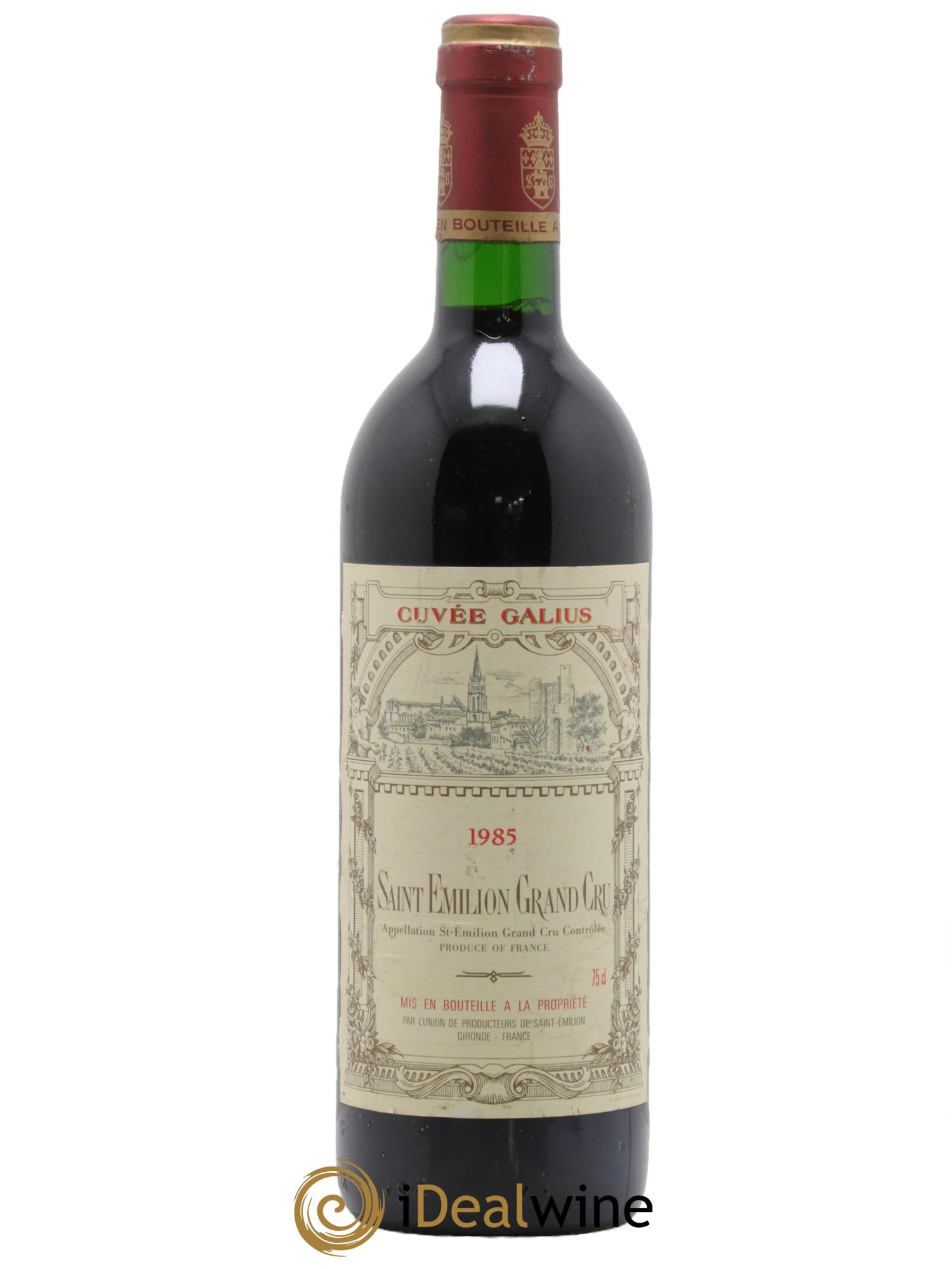 Saint-Émilion Grand Cru Cuvée Galius l'Union des Producteurs de Saint Emilion 1985 - Lot de 1 bouteille - 0