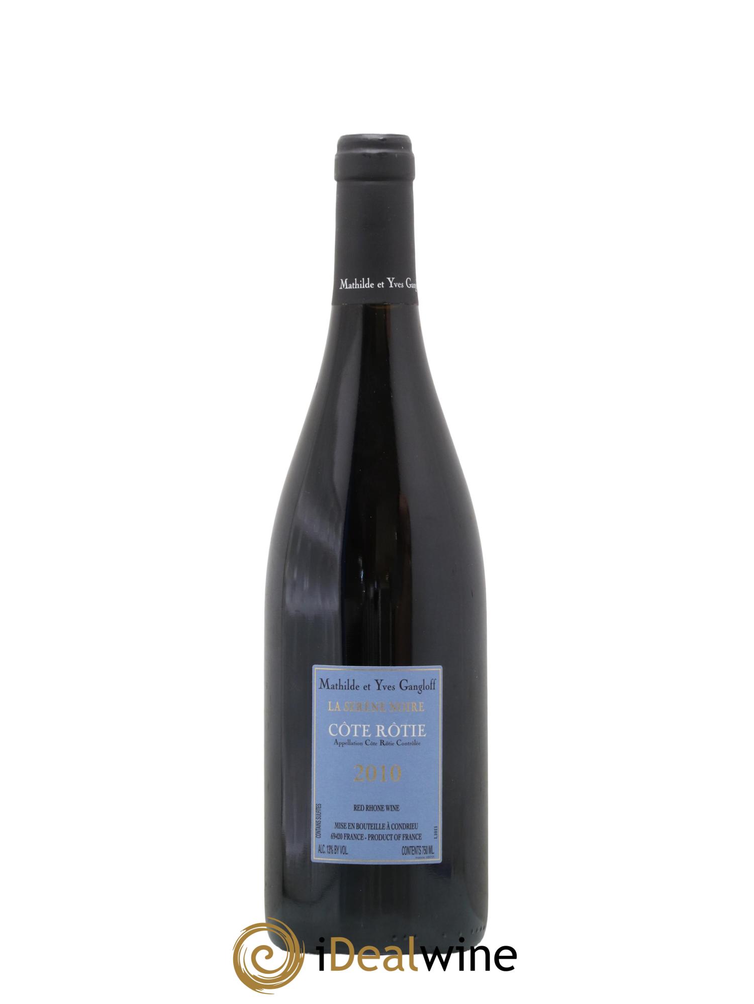 Côte-Rôtie La Sereine Noire Gangloff (Domaine) 2010 - Lot de 1 bouteille - 1