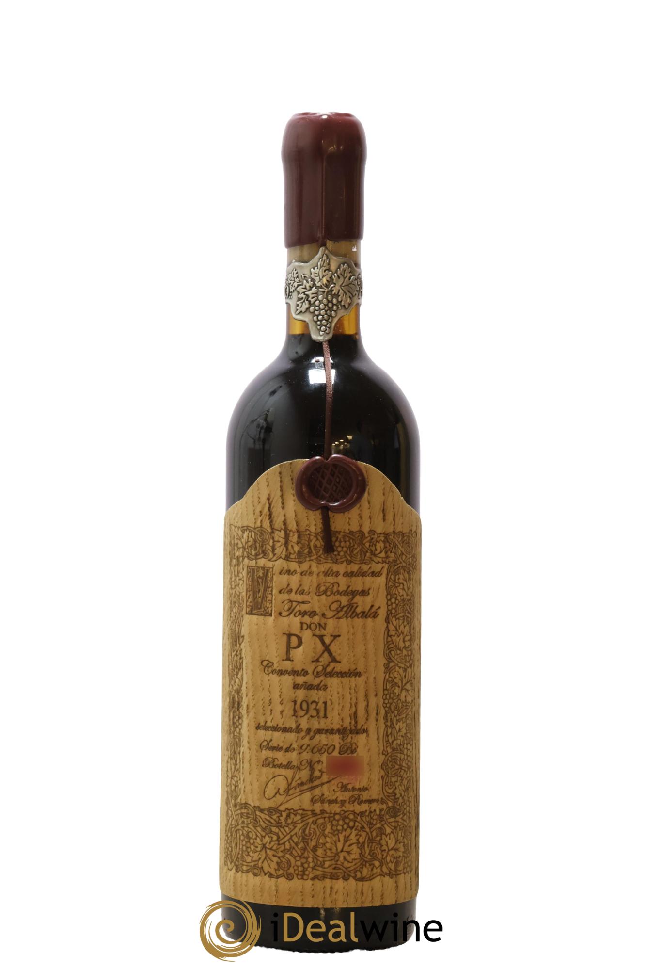 Montilla Moriles Don PX Convento Seleccion Toro Albala 1931 - Lot de 1 bouteille - 1