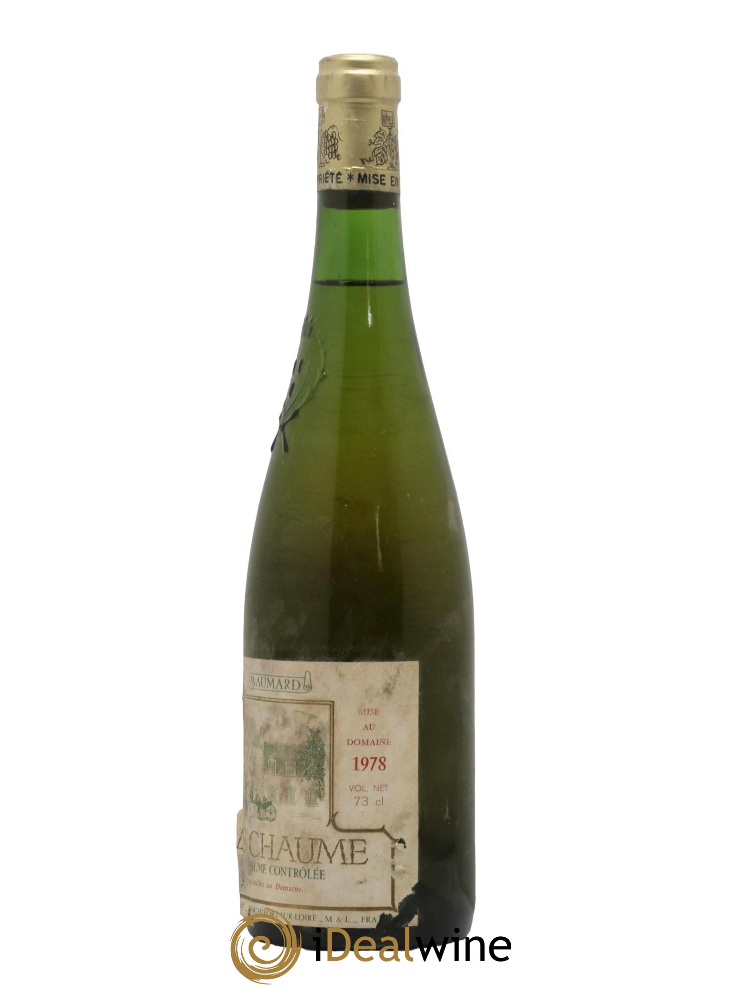 Quarts de Chaume Domaine des Baumard 1978 - Lot de 1 bouteille - 1