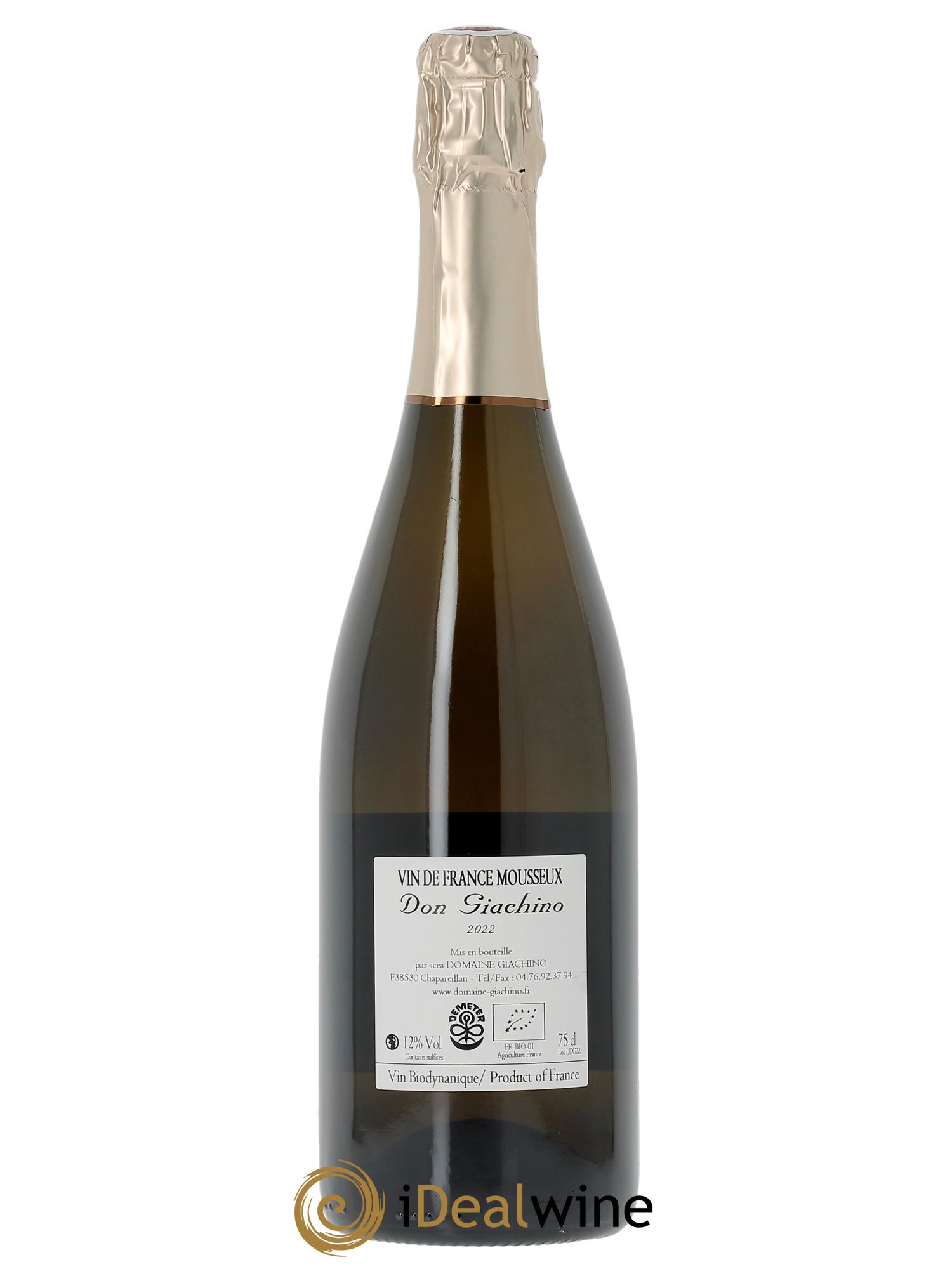 Vin de France Don Giachino Giachino 2022 - Lot of 1 bottle - 1