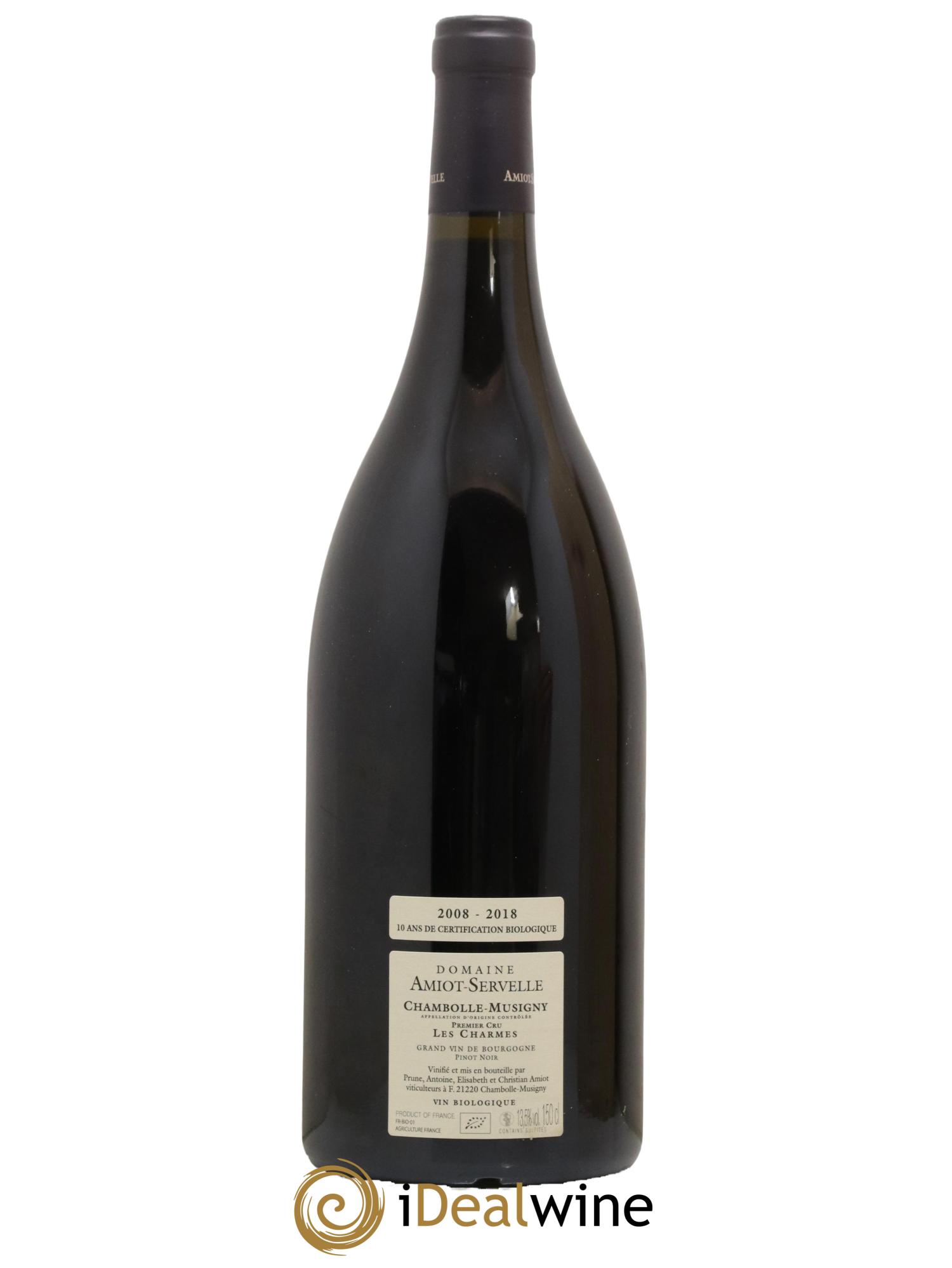 Chambolle-Musigny 1er Cru Les Charmes Amiot-Servelle 2018 - Lot de 1 magnum - 2