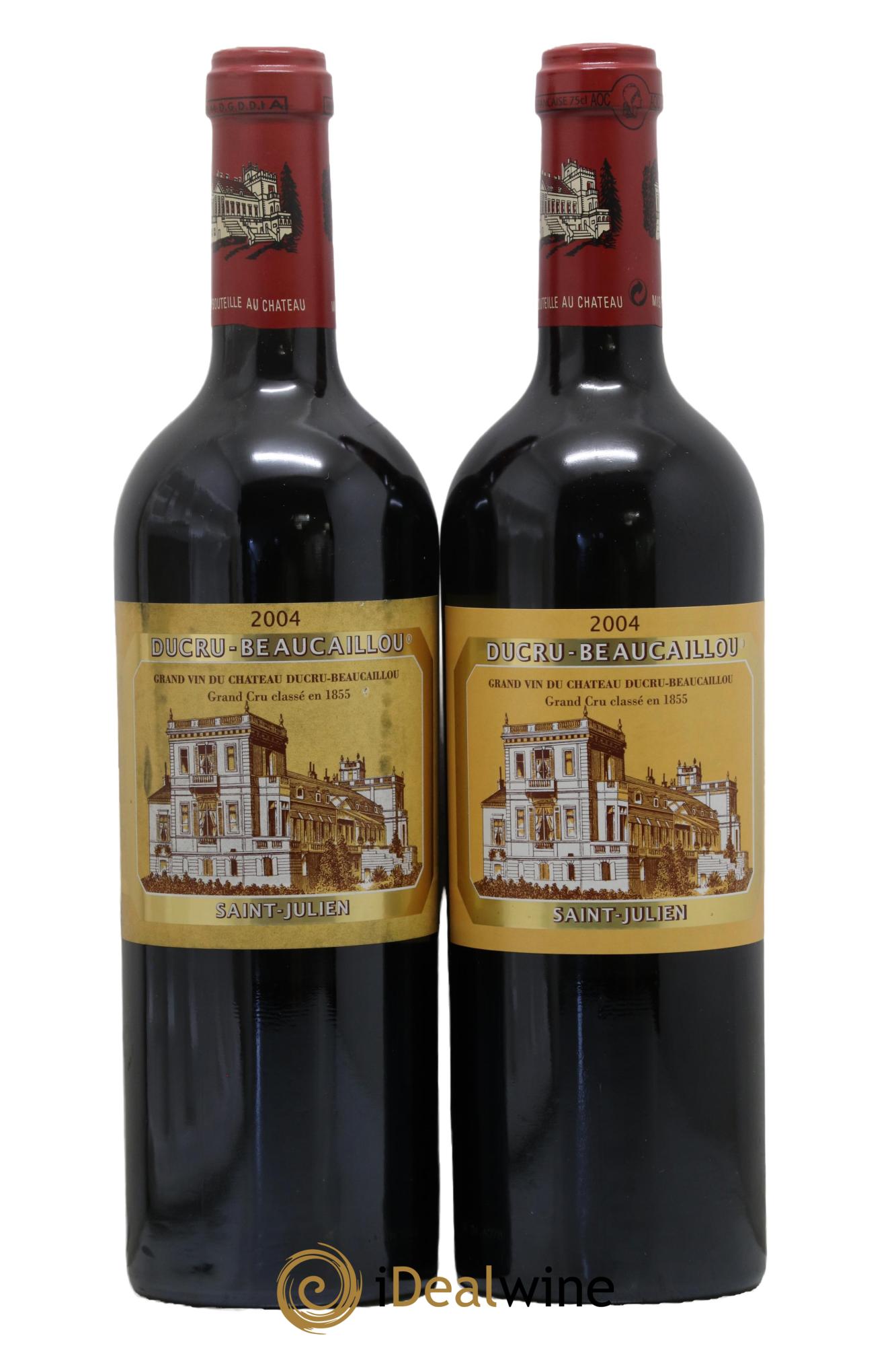 Château Ducru Beaucaillou 2ème Grand Cru Classé 2004 - Lot of 2 bottles - 0