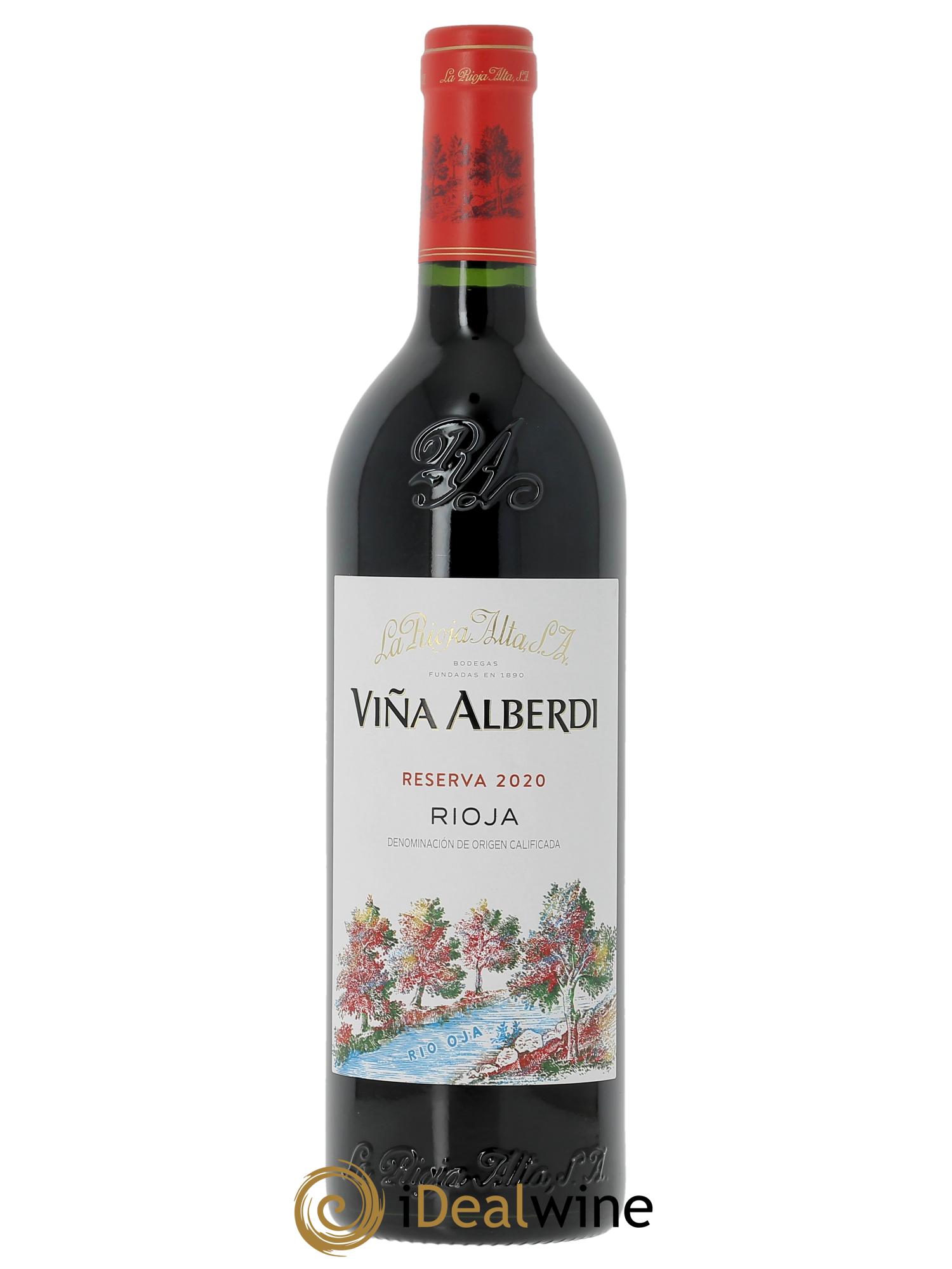 Rioja DOCa Vina Alberdi Reserva La Rioja Alta  2020 - Lot de 1 bouteille - 0