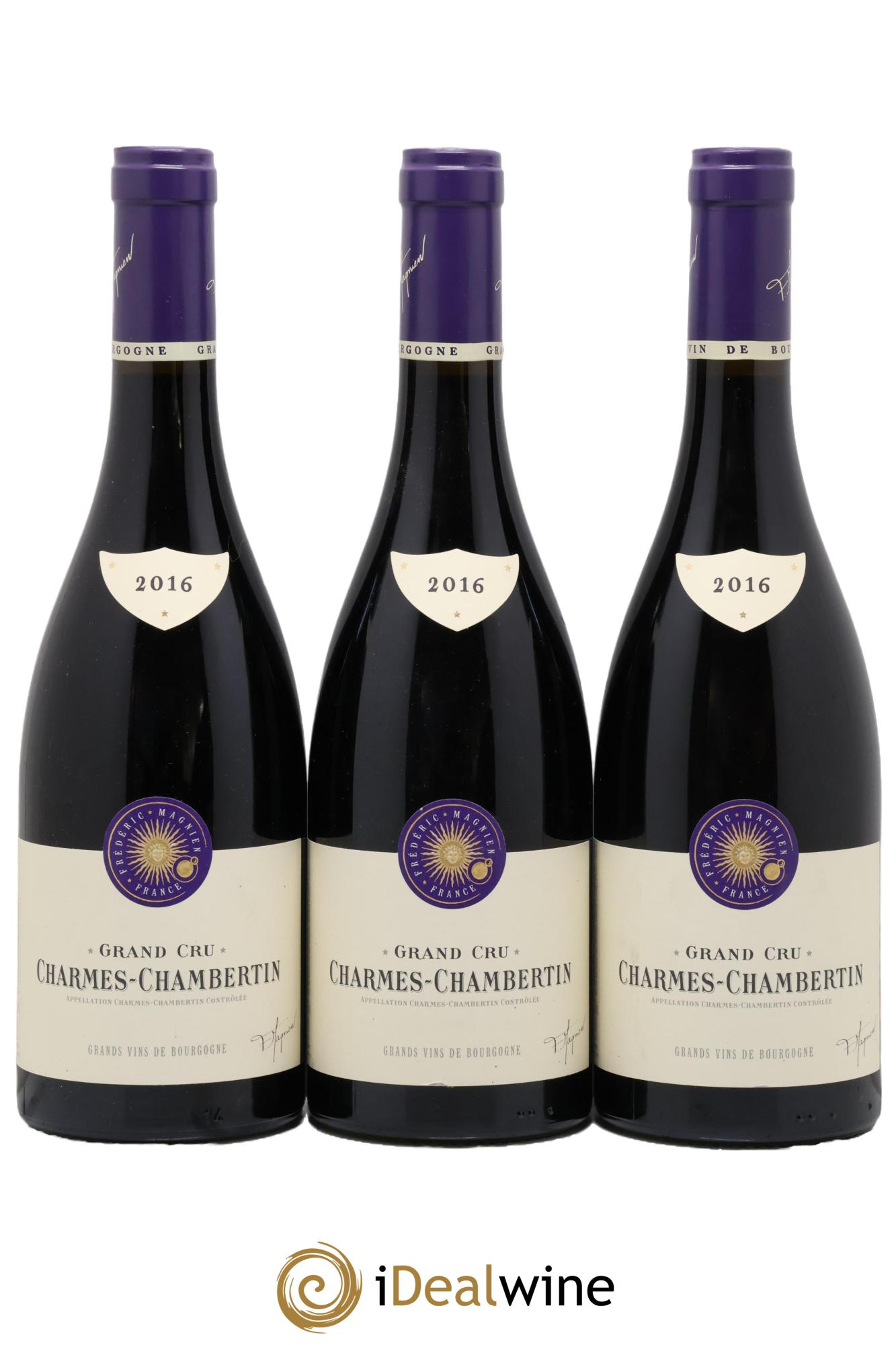 Charmes-Chambertin Grand Cru Frédéric Magnien 2016 - Lot de 3 bouteilles - 0