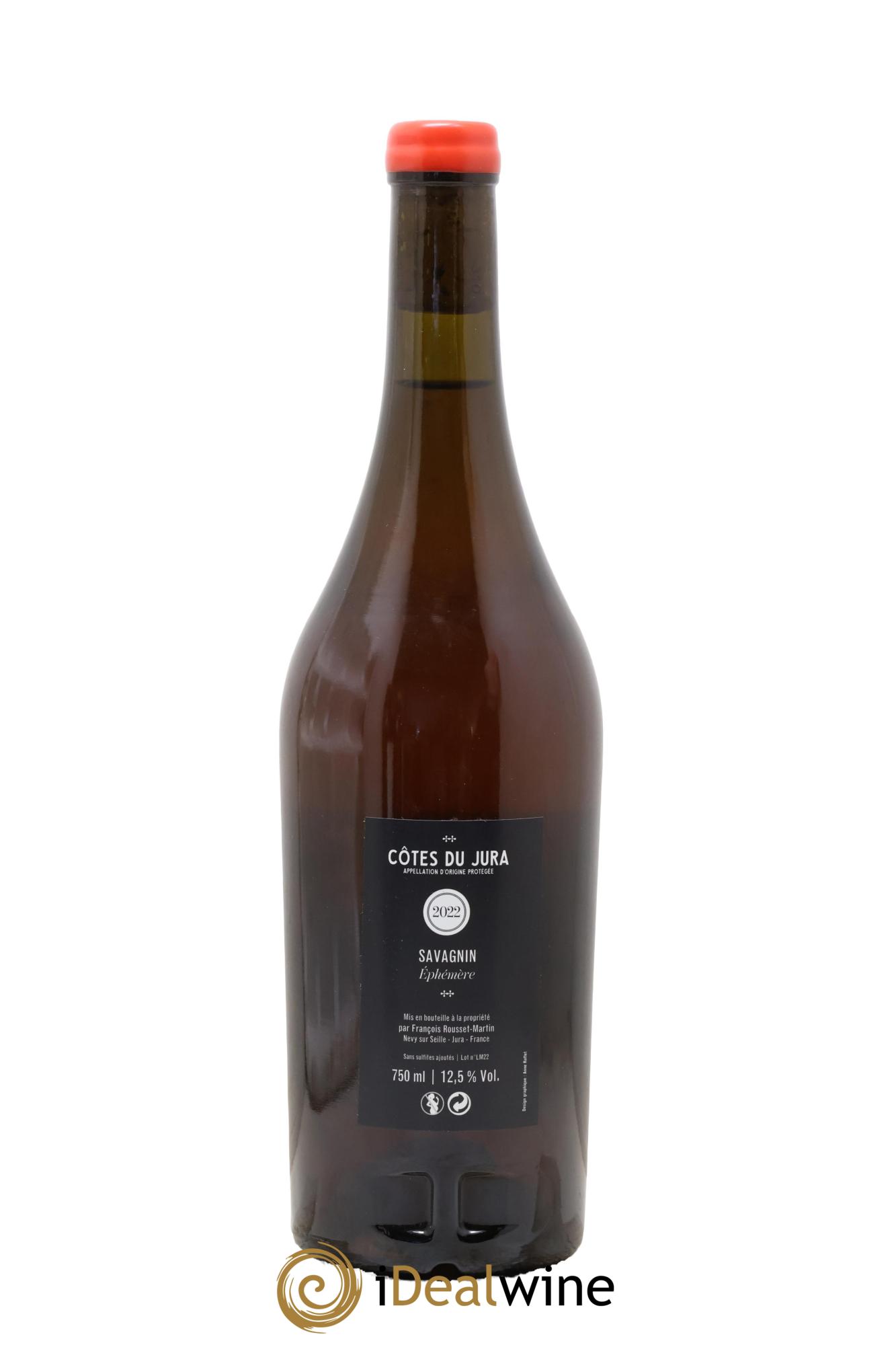 Côtes du Jura Macération Ephémère François Rousset Martin 2022 - Lotto di 1 bottiglia - 1