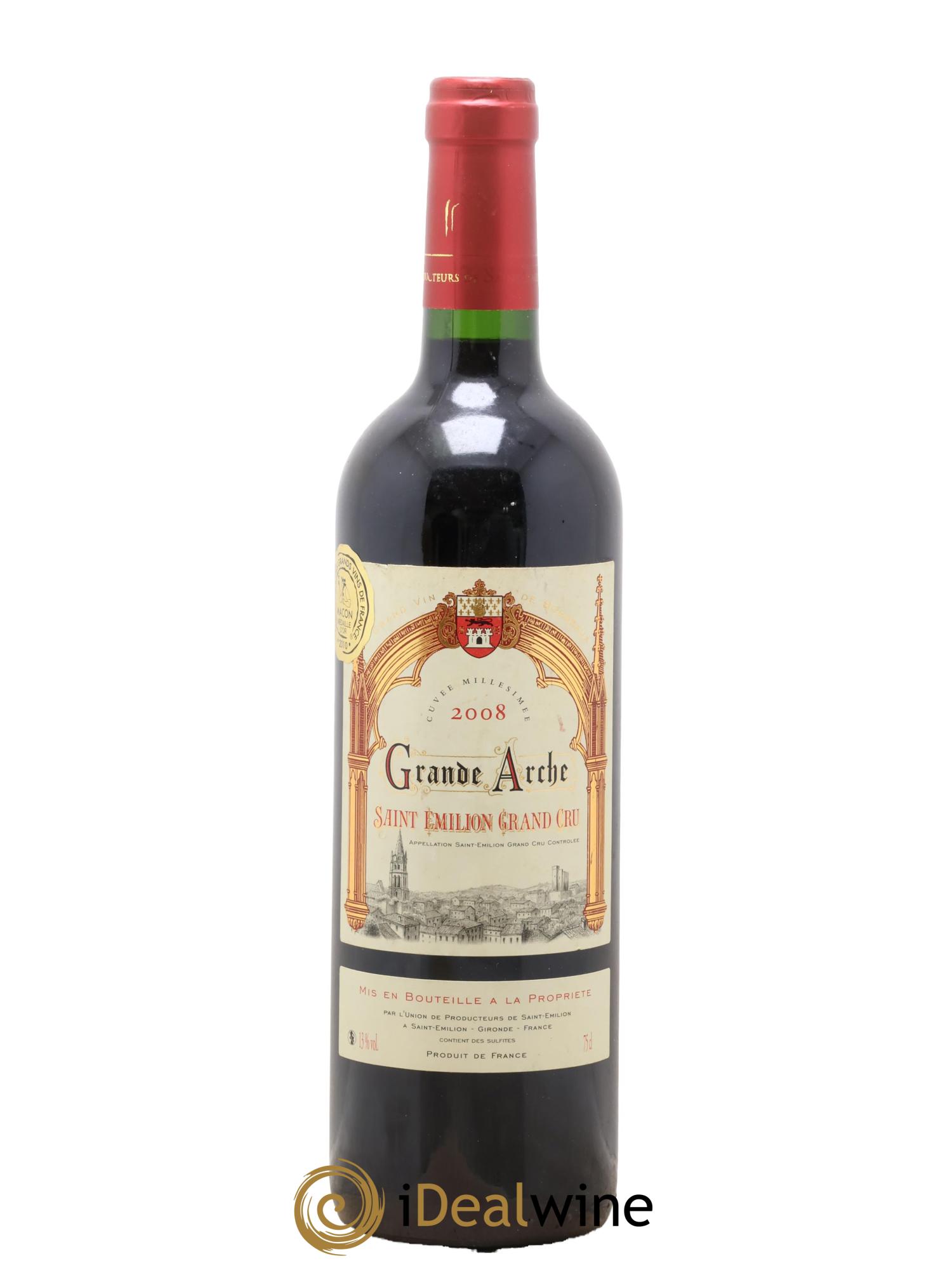 Saint-Émilion Grand Cru Grande Arche 2008 - Lotto di 1 bottiglia - 0