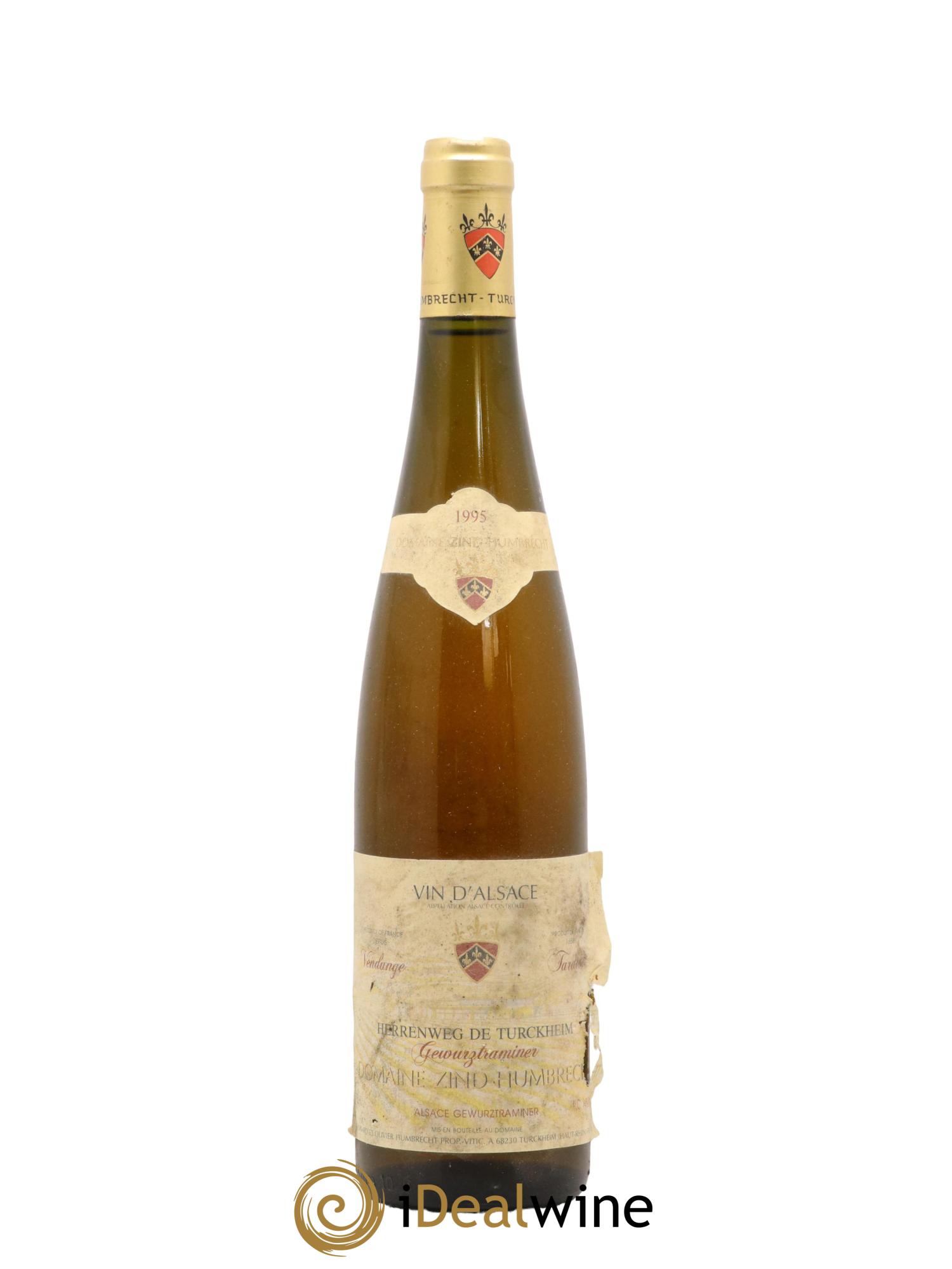 Alsace Gewurztraminer Vendanges Tardives Herrenweg de Turckheim Vieilles vignes Zind-Humbrecht (Domaine) 1995 - Lot of 1 bottle - 0