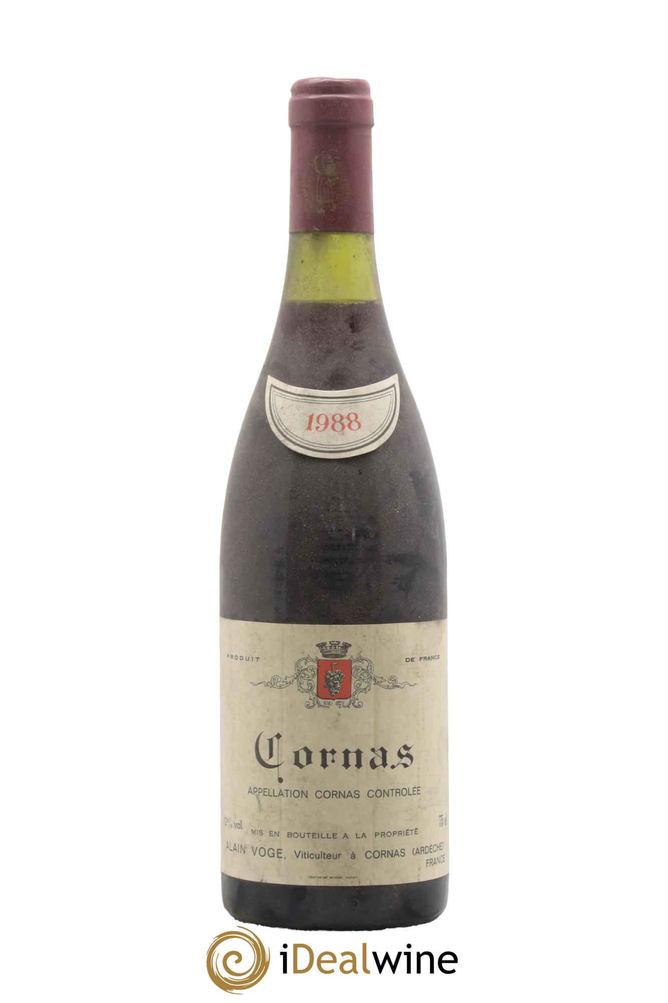 Cornas Domaine Alain Voge 1988 - Lot de 1 bouteille - 0