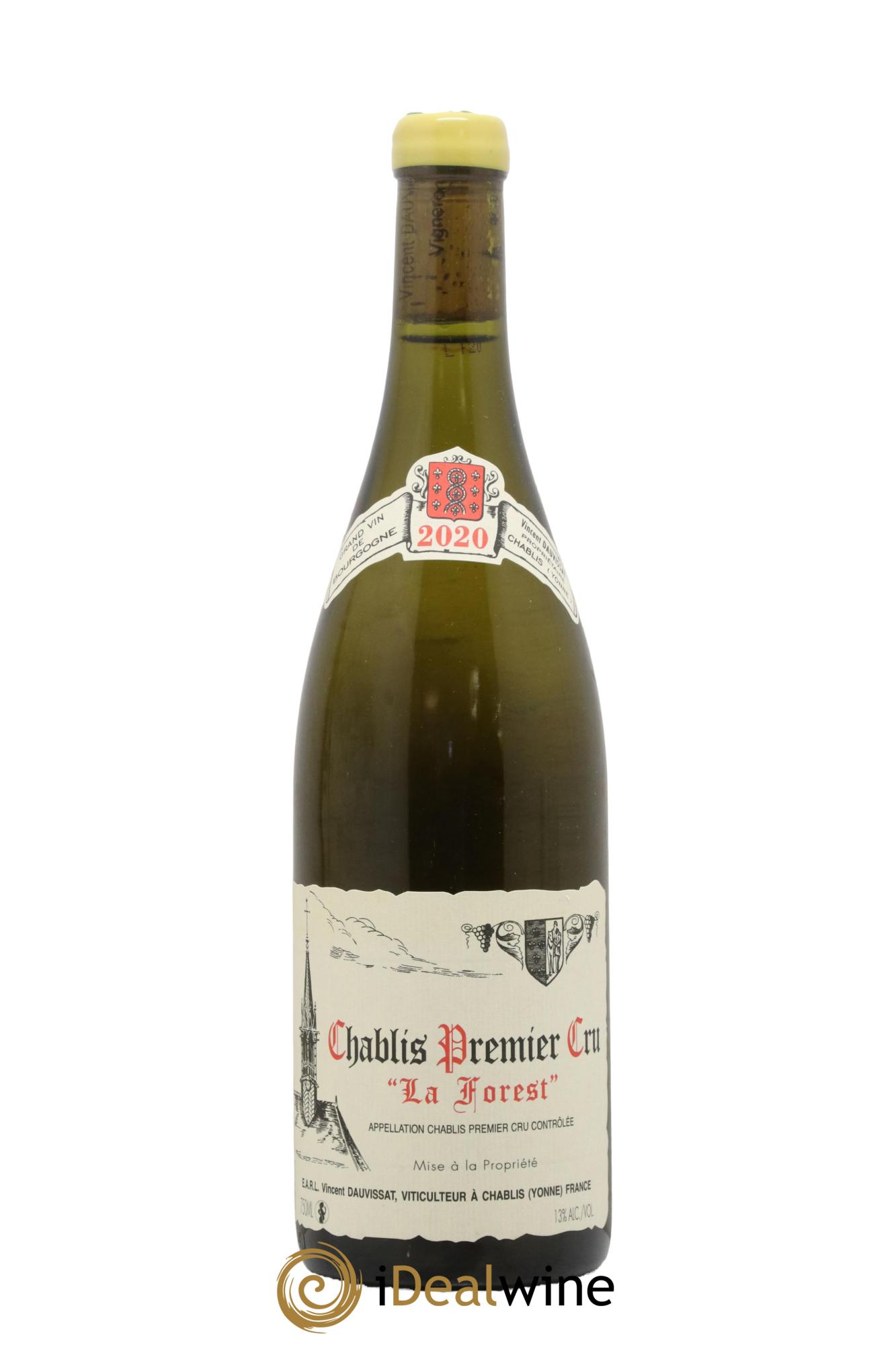 Chablis 1er Cru La Forest Vincent Dauvissat (Domaine) 2020 - Lot de 1 bouteille - 0
