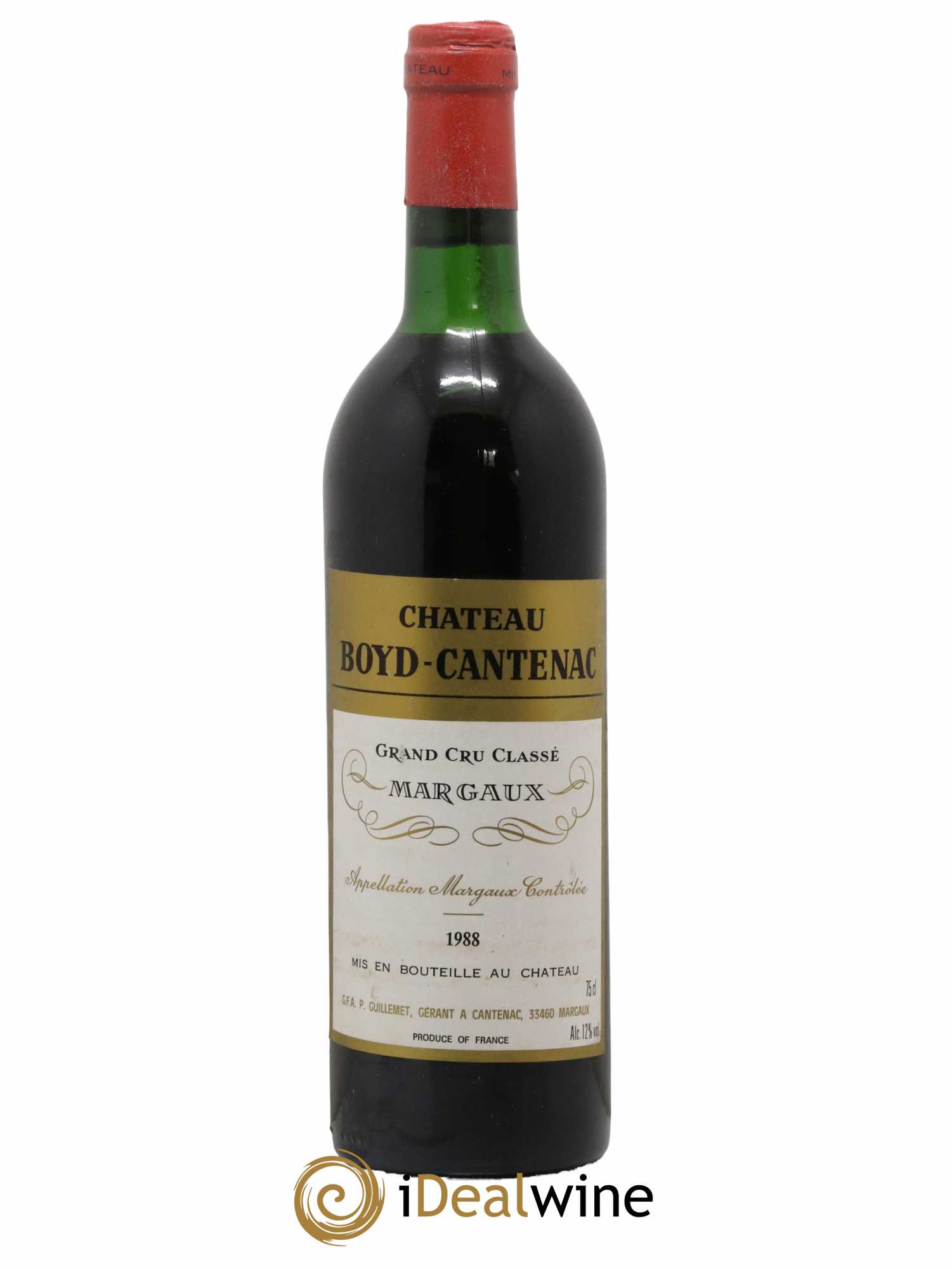 Château Boyd Cantenac 3ème Grand Cru Classé 1988 - Lot de 1 bouteille - 0