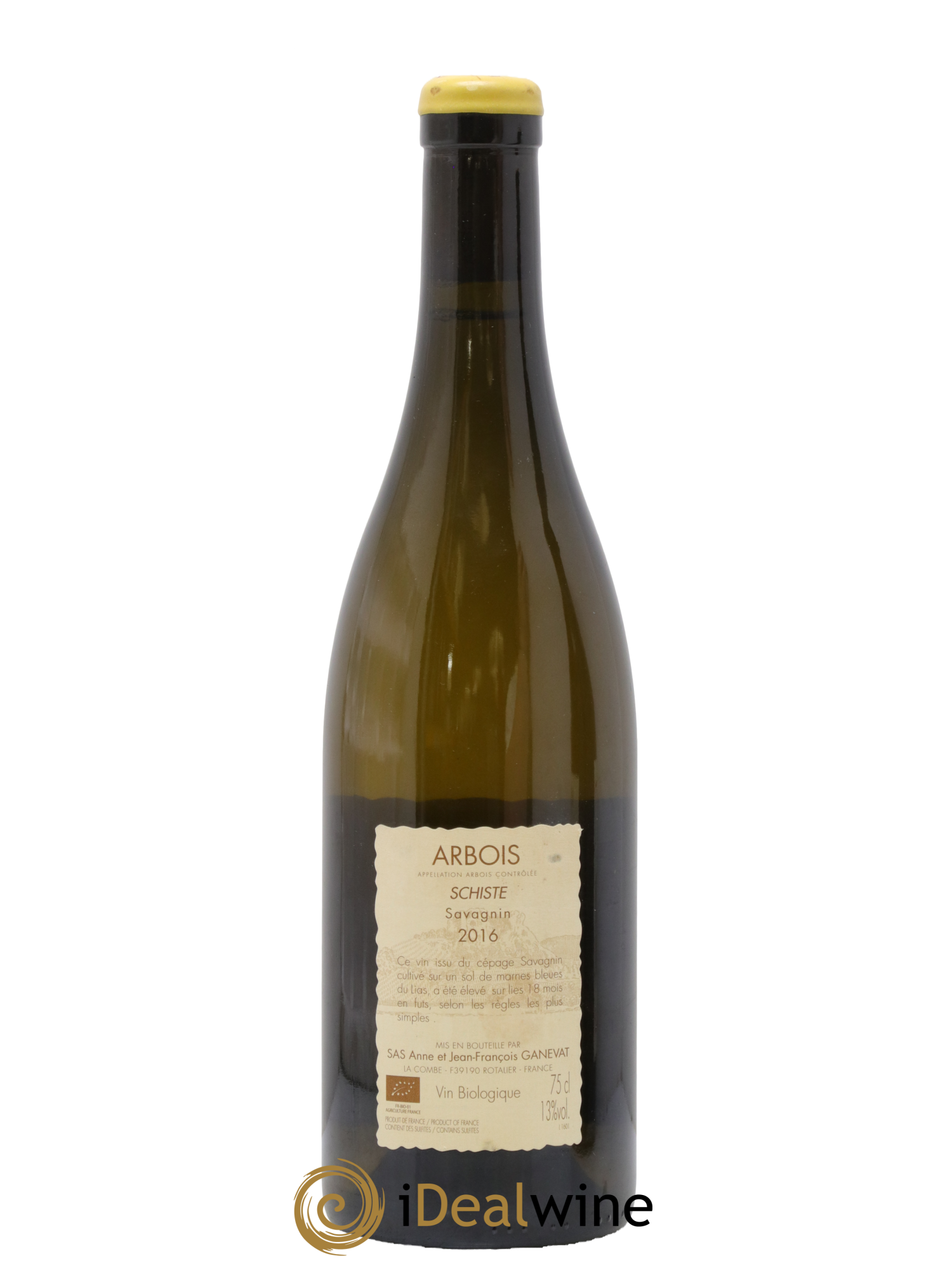 Côtes du Jura Savagnin Schiste Ganevat 2016 - Lot de 1 bouteille - 1