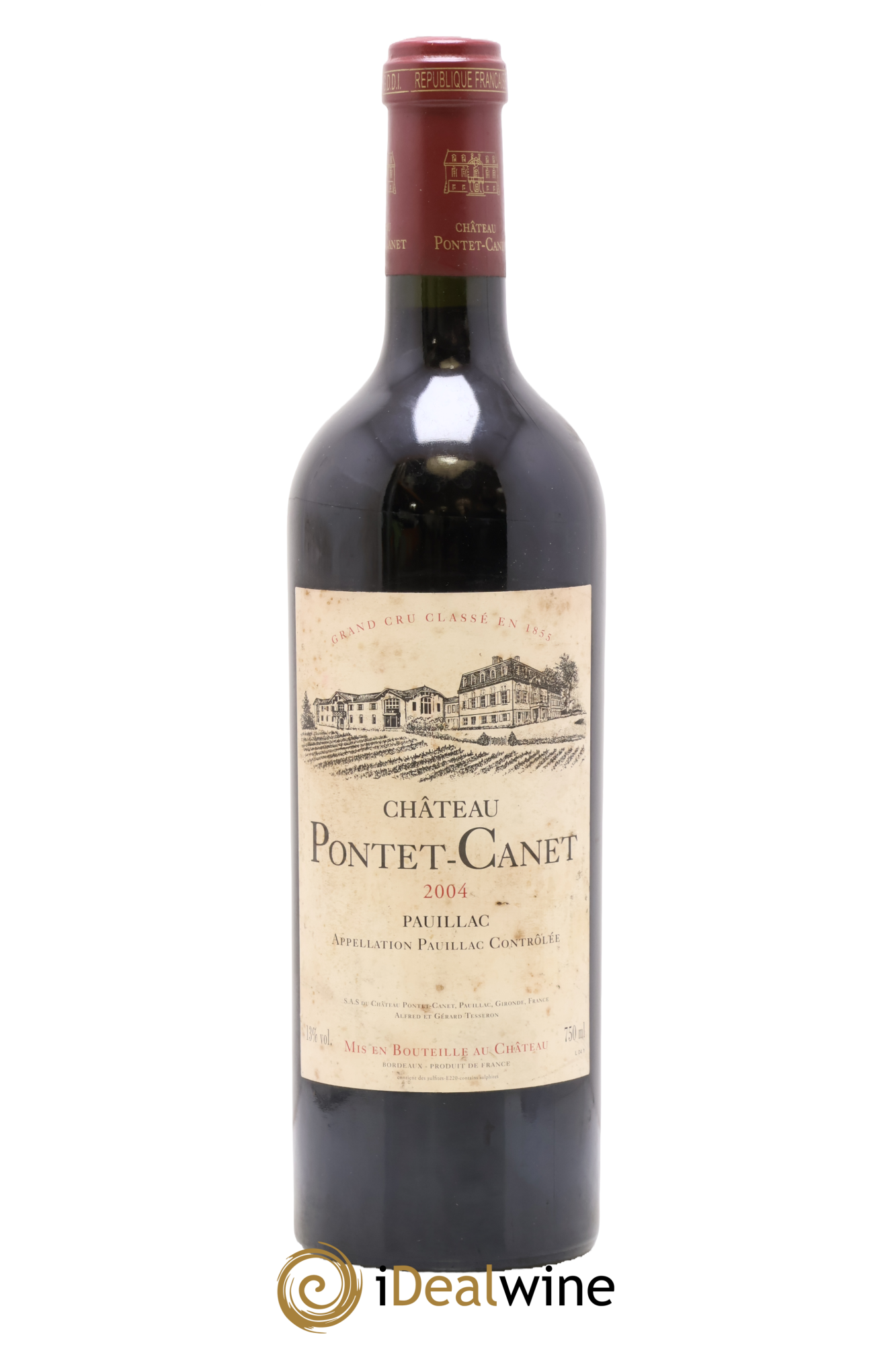 Château Pontet Canet 5ème Grand Cru Classé 2004 - Posten von 1 Flasche - 0