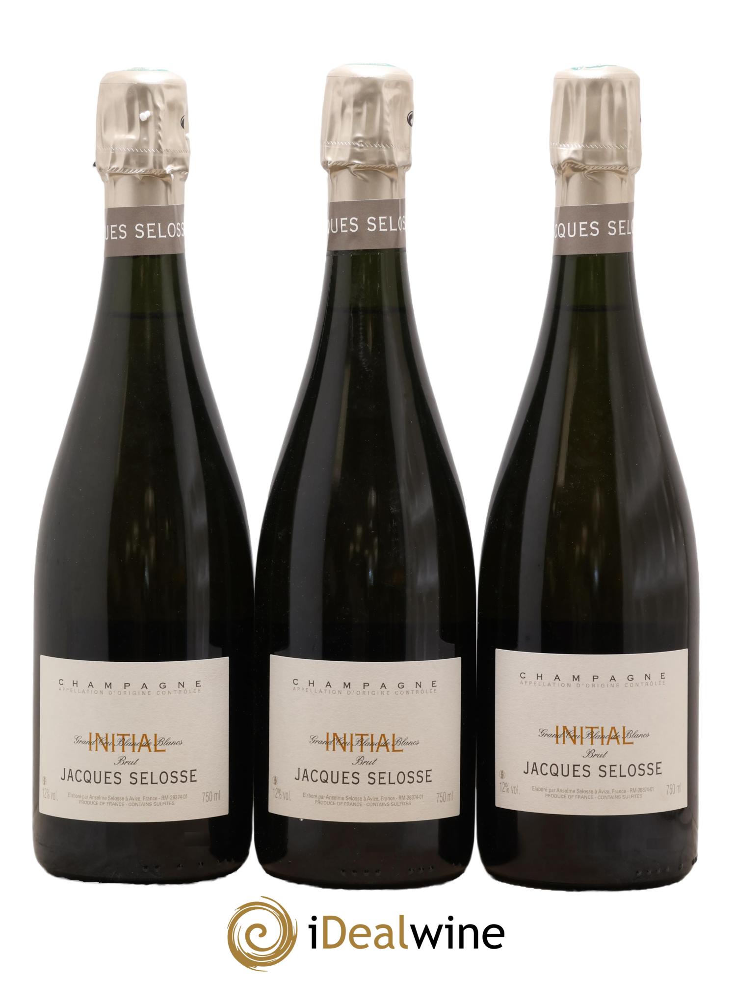 Initial Brut Jacques Selosse - Posten von 3 Flaschen - 0