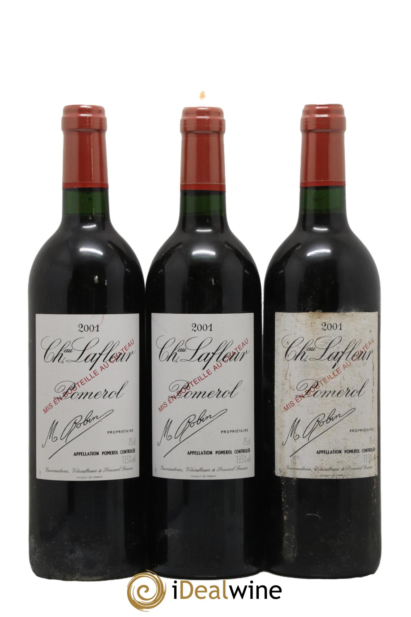 Château Lafleur 2001 - Posten von 3 Flaschen - 0