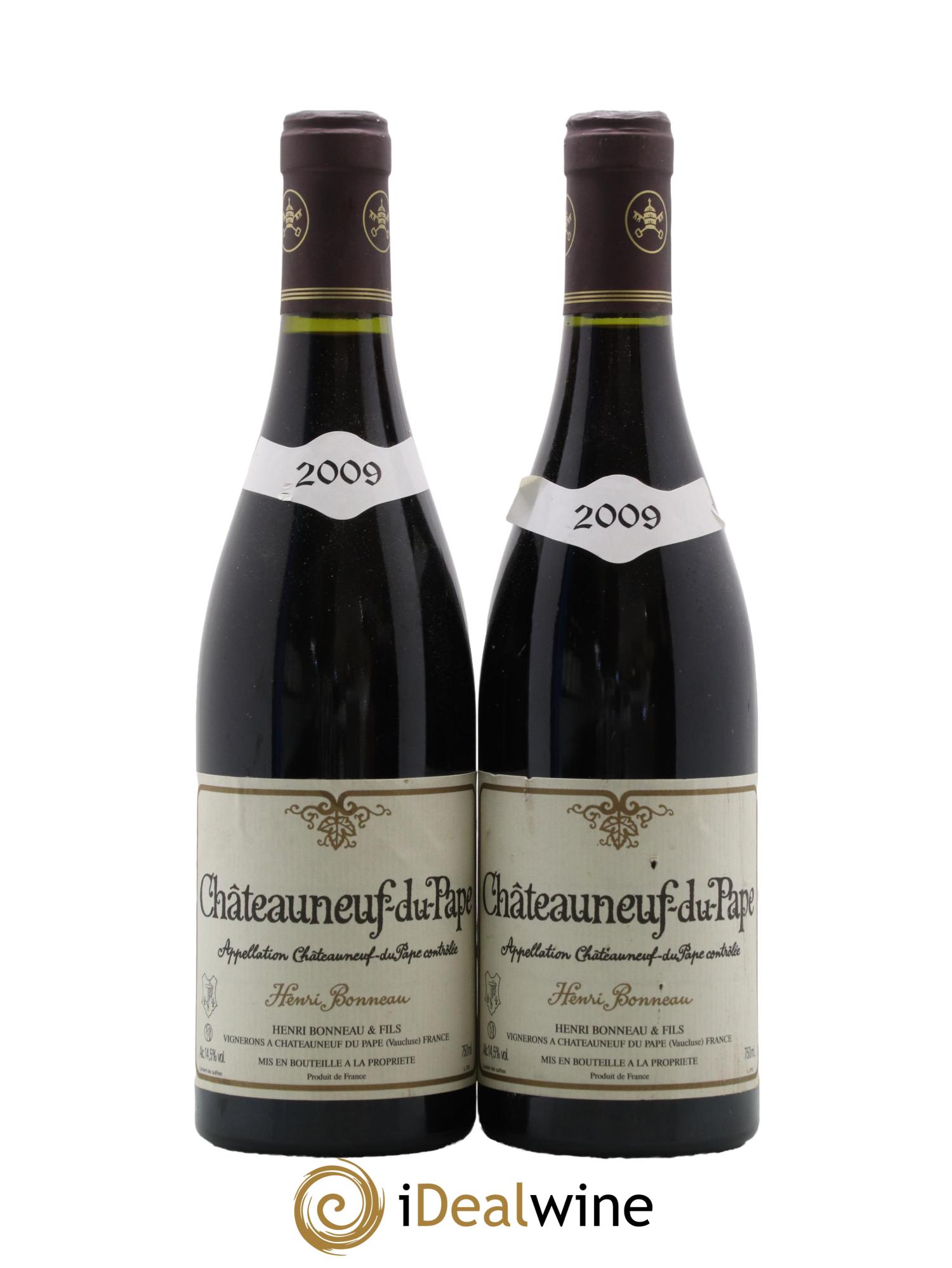 Châteauneuf-du-Pape Henri Bonneau Henri Bonneau & Fils 2009 - Lot de 2 bouteilles - 0