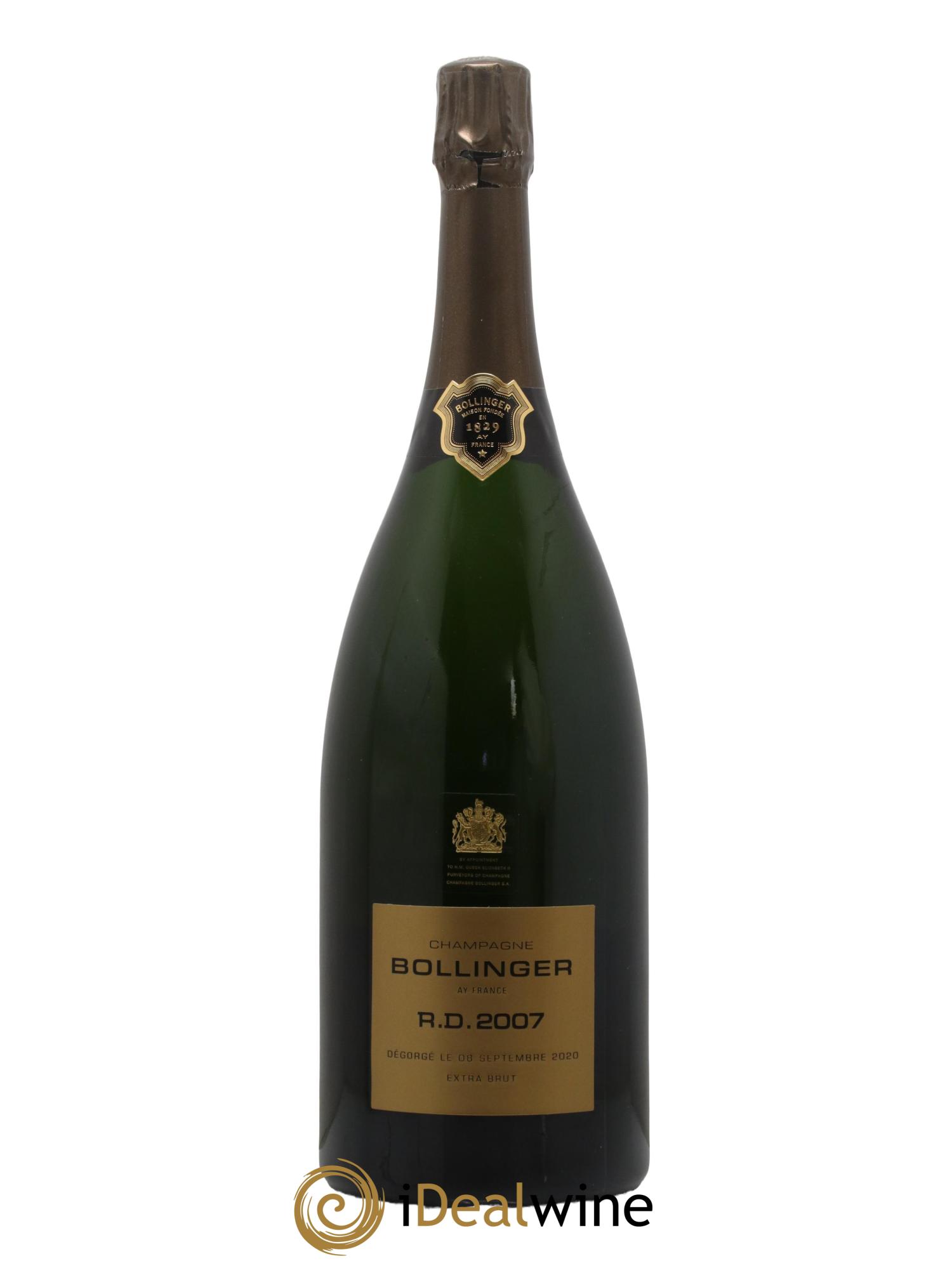 R.D. Extra-Brut Bollinger 2007 - Lot de 1 magnum - 0