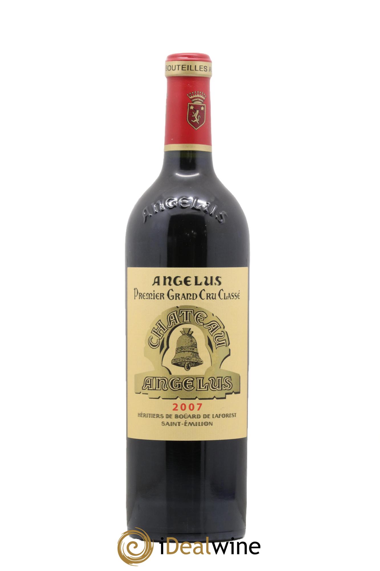 Château Angélus 1er Grand Cru Classé A 2007 - Lot de 1 bouteille - 0