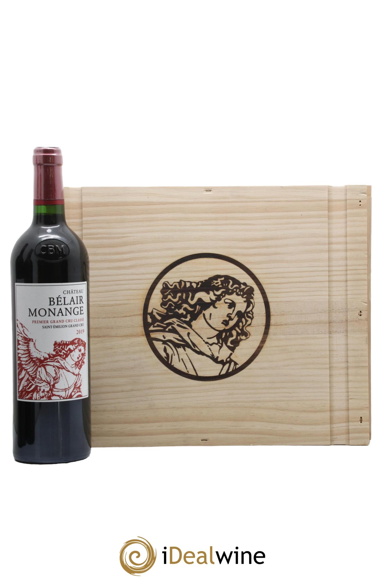 Château Belair (Belair-Monange) 1er Grand Cru Classé B 2019 - Lotto di 3 bottiglie - 1