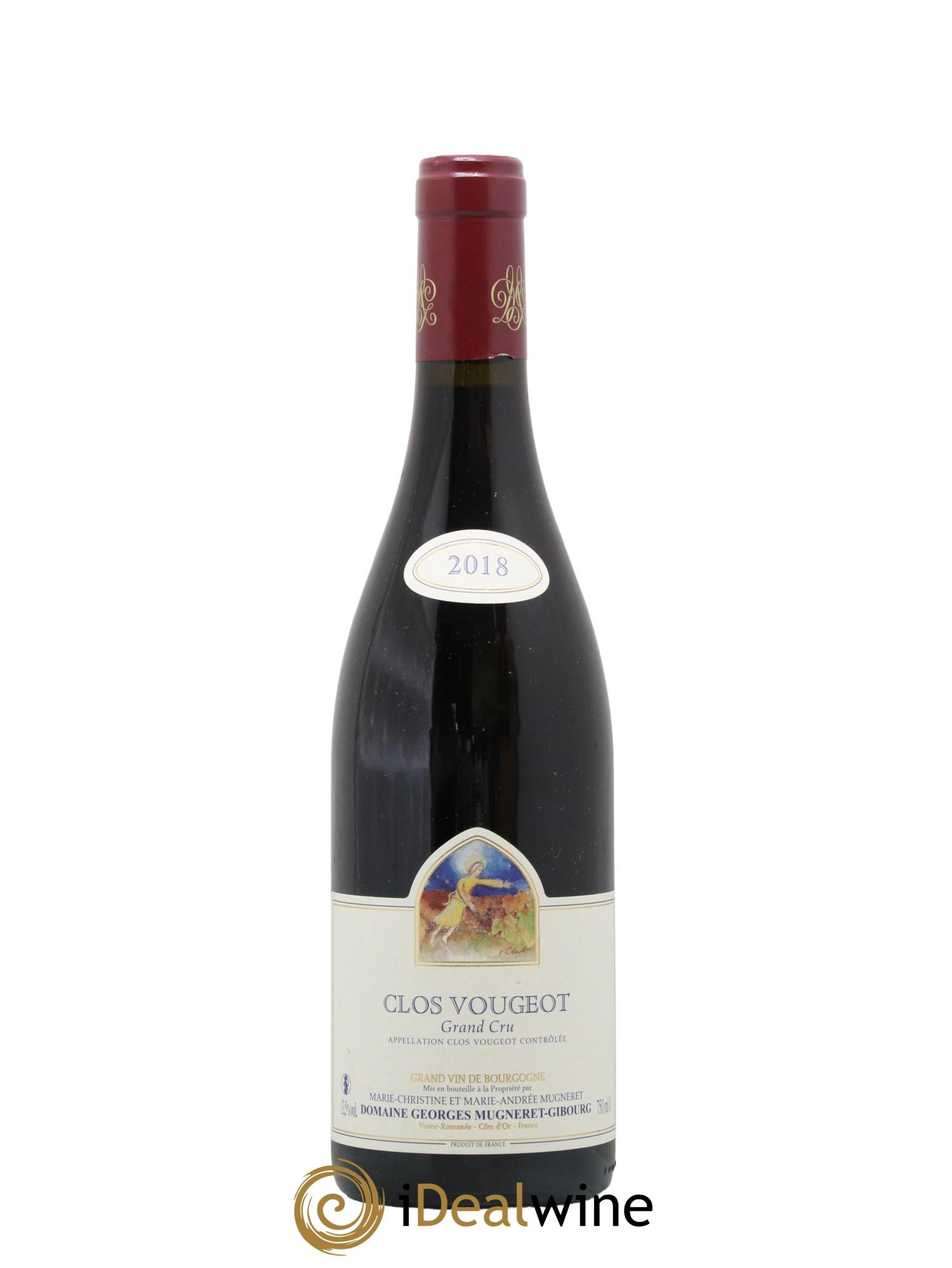 Clos de Vougeot Grand Cru Georges Mugneret-Gibourg (Domaine) 2018 - Lot de 1 bouteille - 0