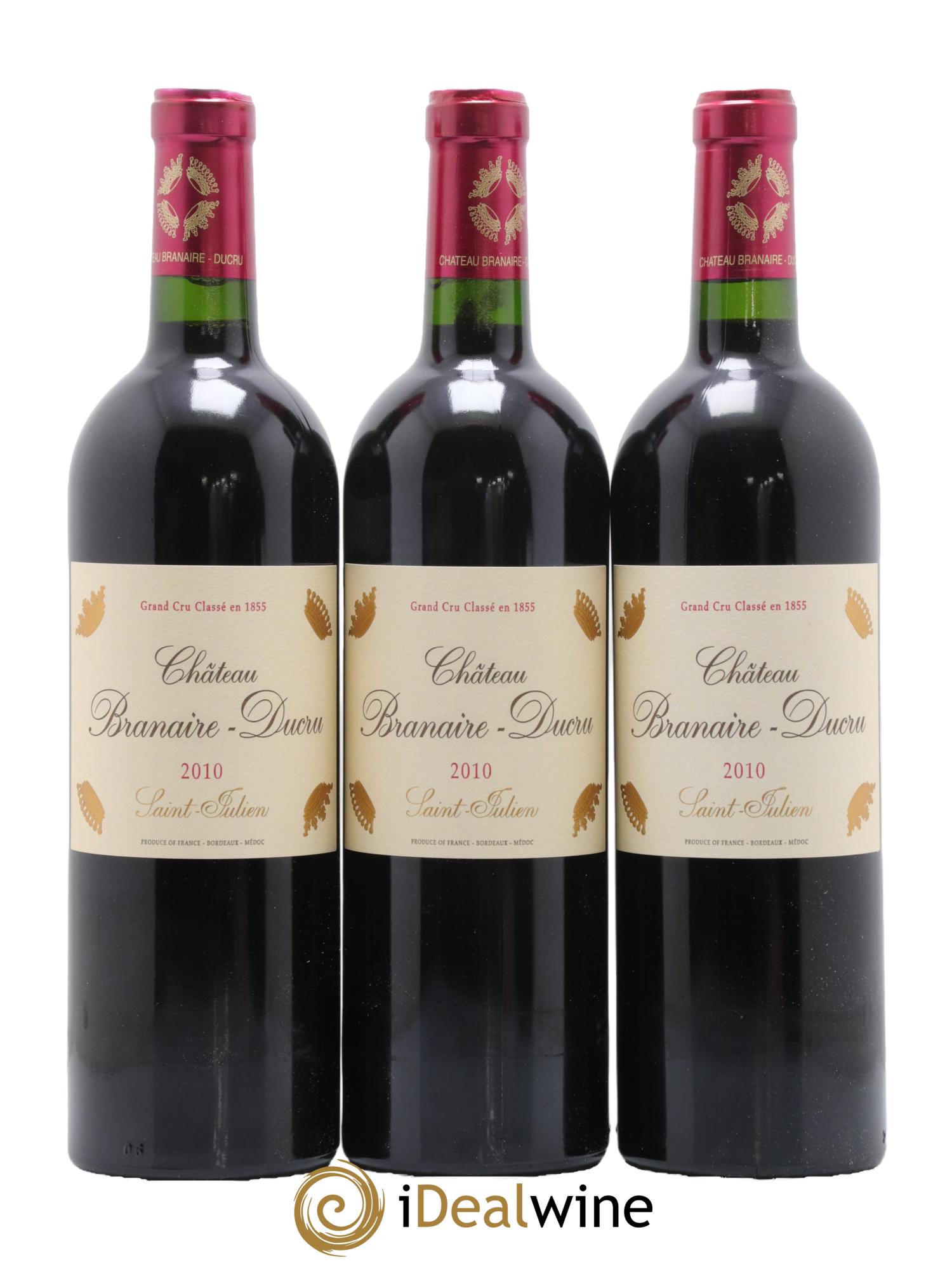 Château Branaire Ducru 4ème Grand Cru Classé  2010 - Lot de 12 bouteilles - 4