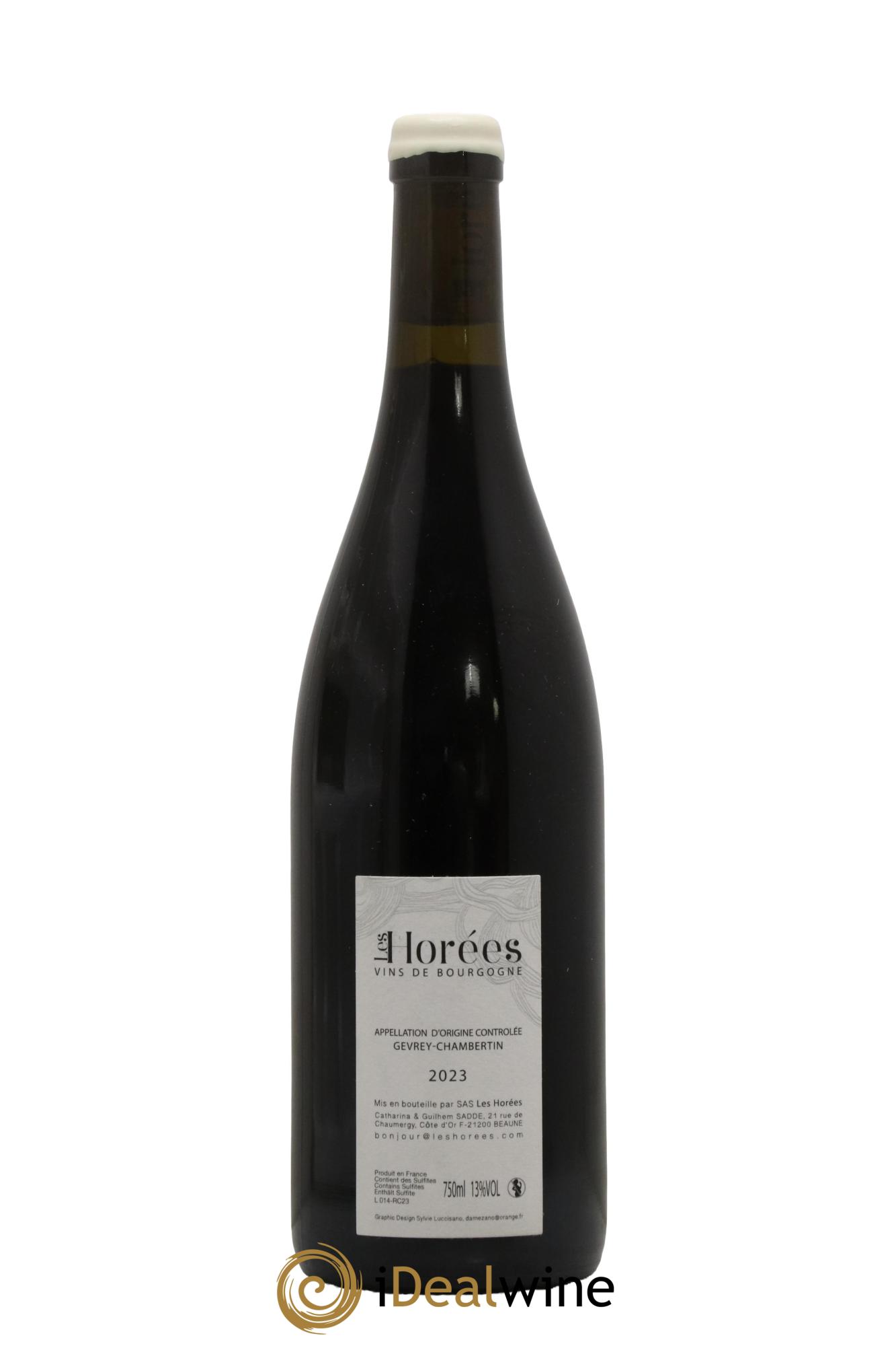 Gevrey-Chambertin J'écris ton nom Les Horées 2023 - Lot de 1 bouteille - 1