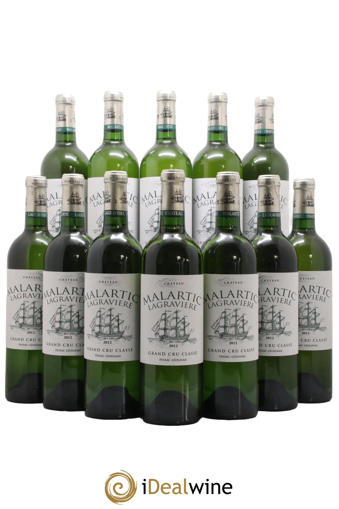 Château Malartic-Lagravière Cru Classé de Graves 2012 - Lot de 12 bouteilles - 0