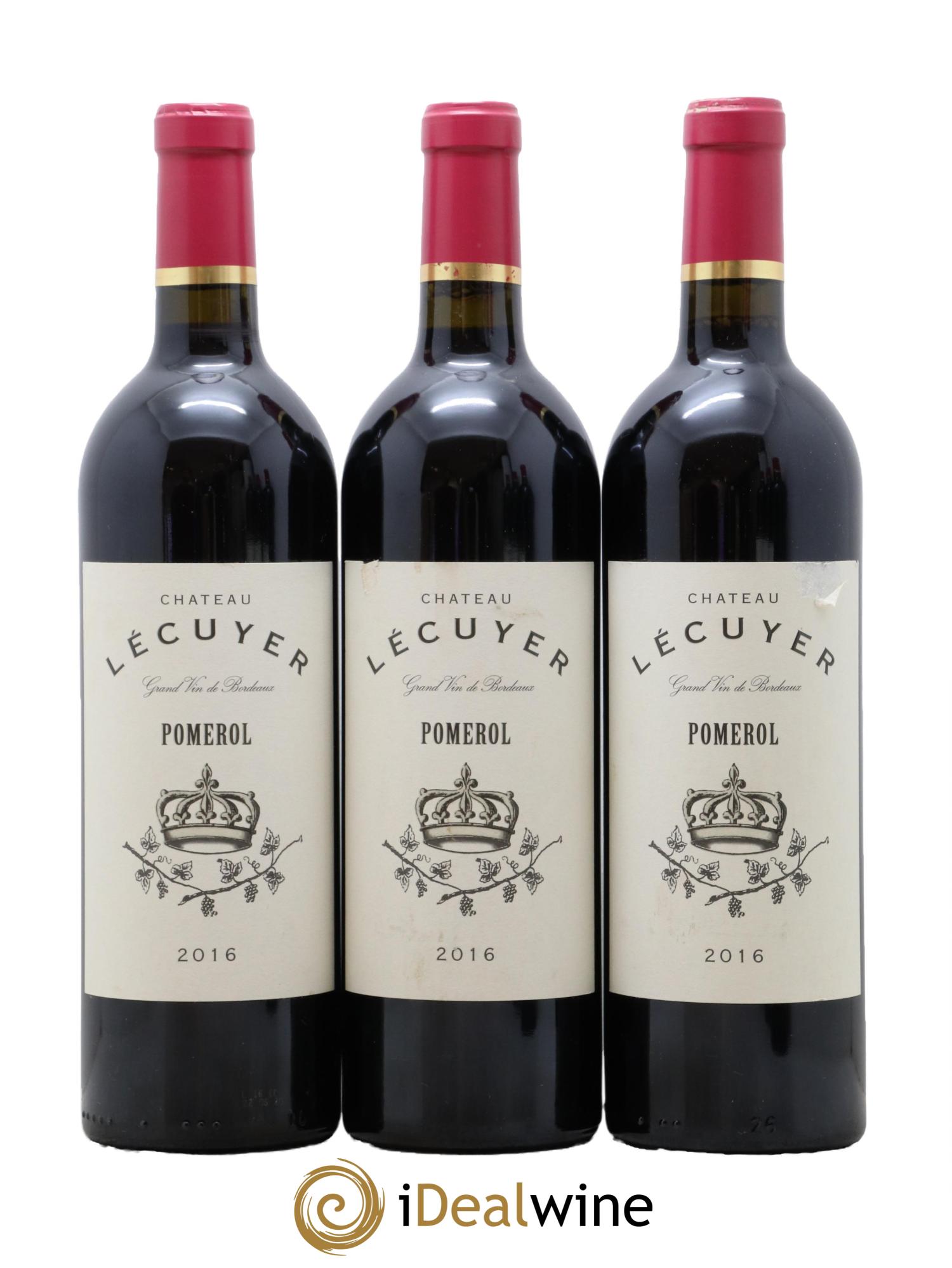 Pomerol Château Lécuyer 2016 - Lot de 3 bouteilles - 0