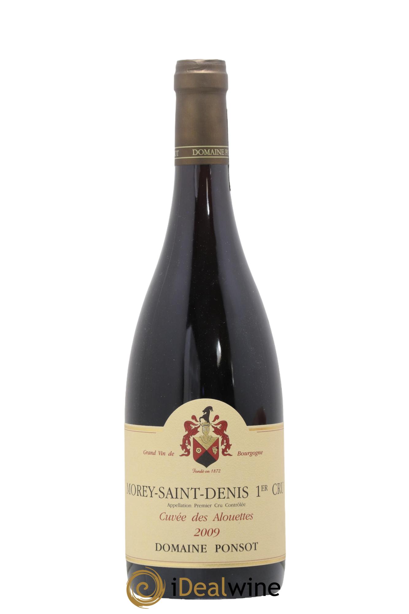 Morey-Saint-Denis 1er Cru Cuvée des Alouettes Ponsot (Domaine) 2009 - Lot de 1 bouteille - 0