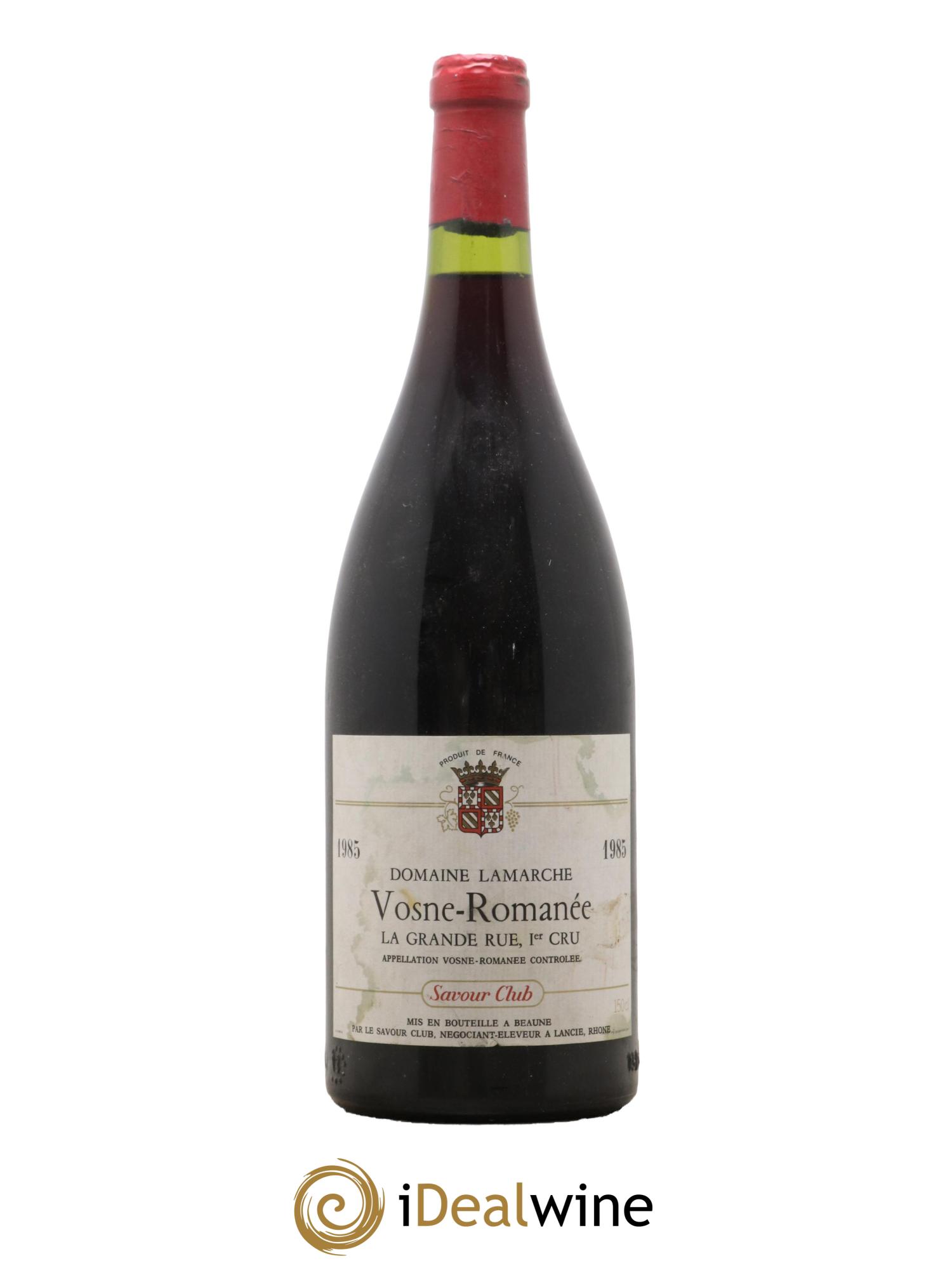 Vosne-Romanée 1er Cru Grande Rue Lamarche Savour Club 1985 - Lot de 1 magnum - 0