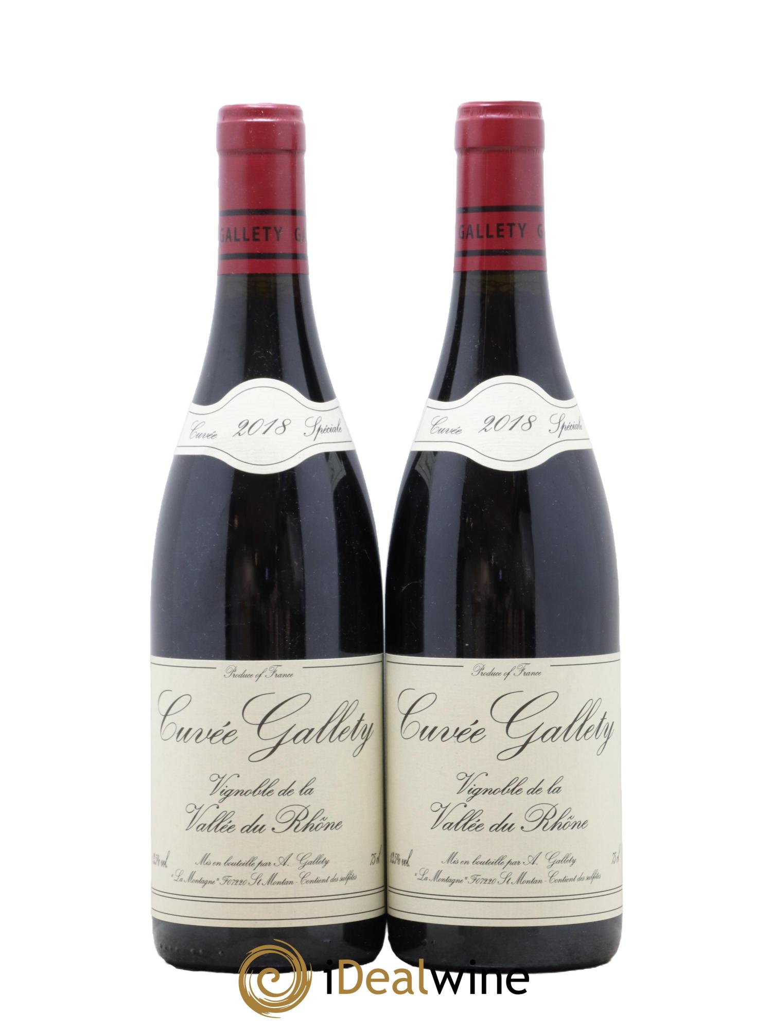 Côtes du Vivarais Gallety (Domaine) Cuvée Spéciale 2018 - Lot de 2 bouteilles - 0