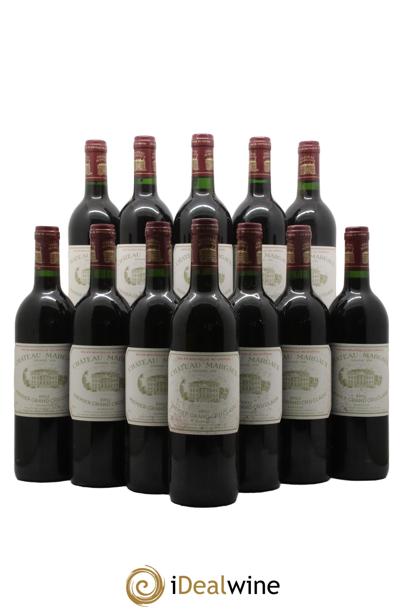 Château Margaux 1er Grand Cru Classé 1992 - Lot of 12 bottles - 0