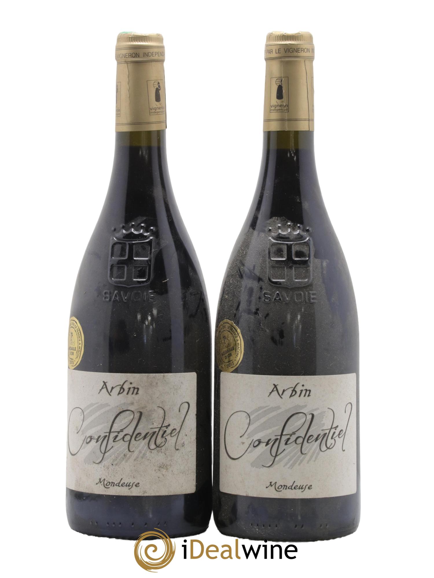 Vin de Savoie Arbin Mondeuse Confidentiel Trosset 2014 - Lot of 2 bottles - 0