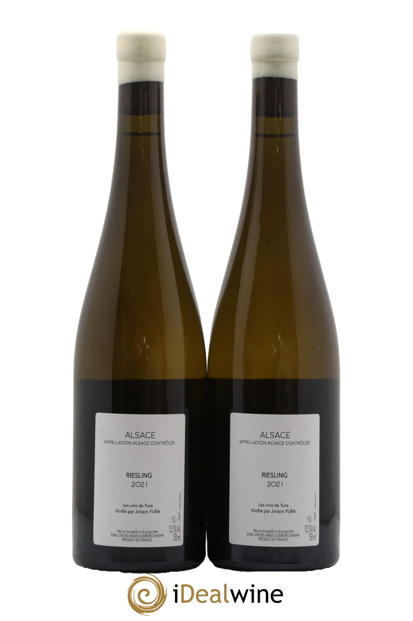 Alsace Le silence et la résonance Jintaro Yura 2021 - Lot de 2 bouteilles - 1